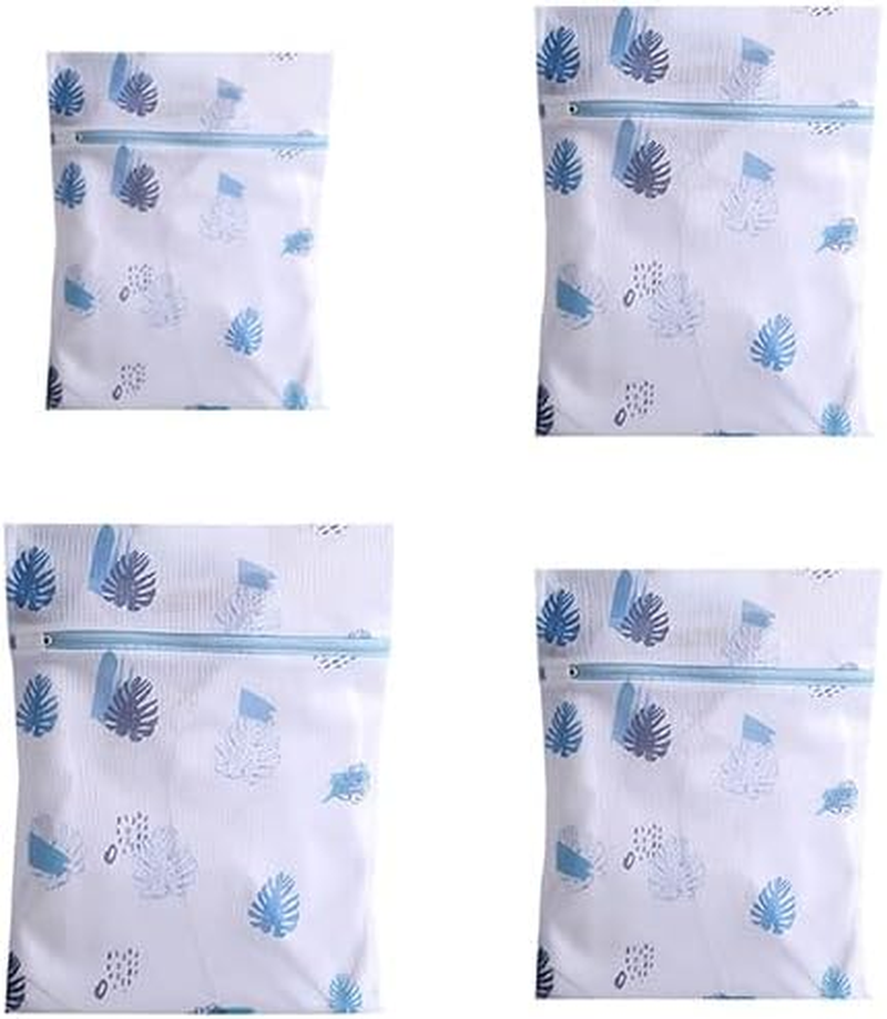 4PCS Cute Delicates Wash Bag Laundry Lingerie Bra Washing Pack Set Clothes Case