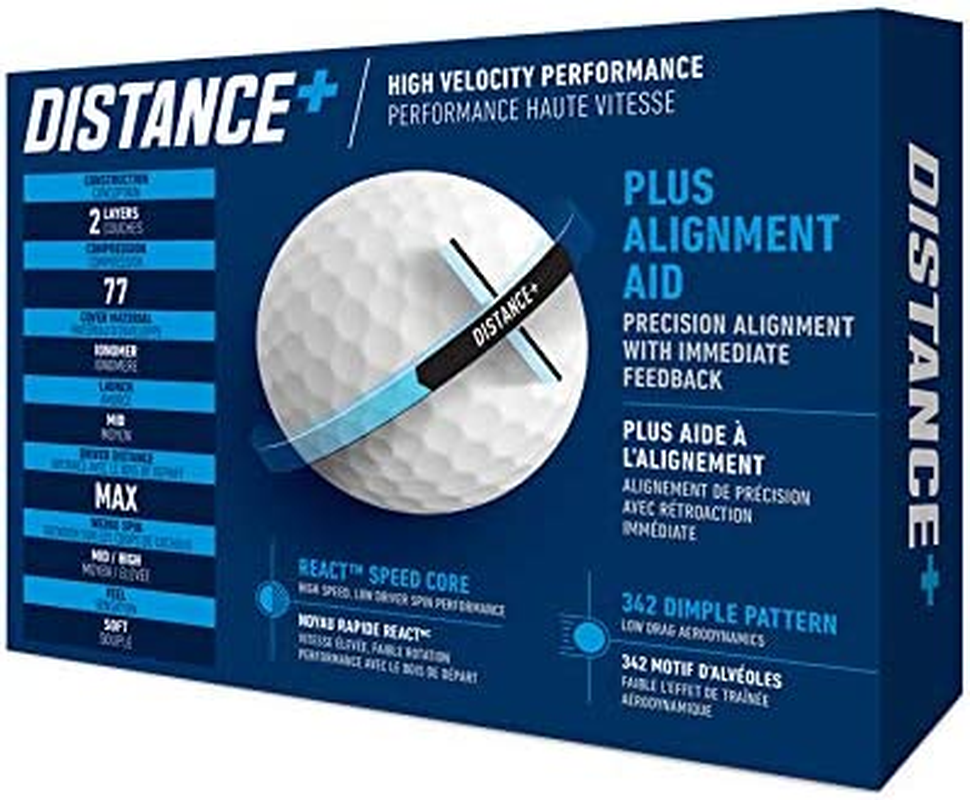 Taylormade Distance+ Golf Balls image number 1