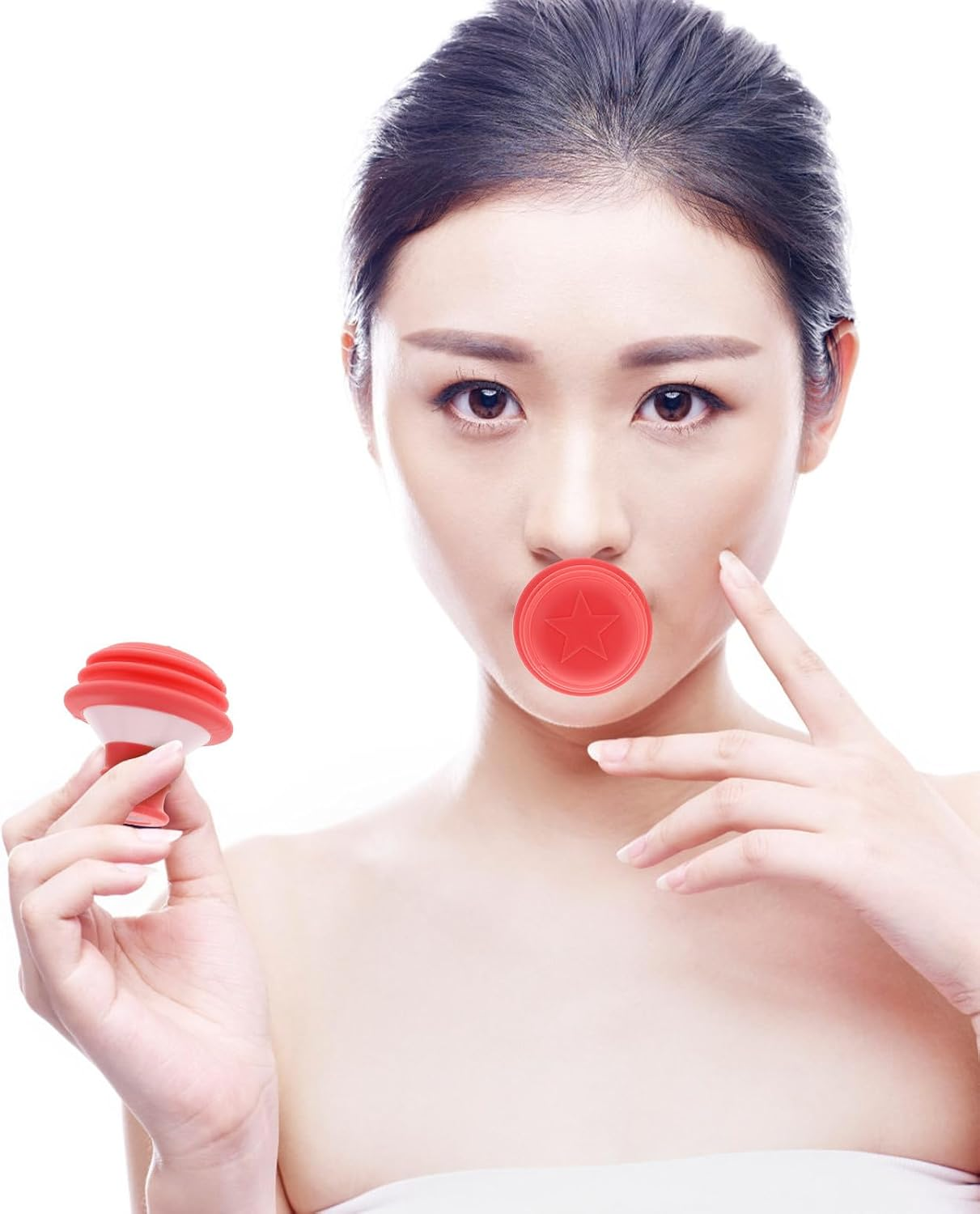 WRITWAA Jaw Exerciser for Women Double Chin Reducer Facial Muscle Trainer Jawline Exercise Device Neck and Reduces Nasolabial Folds Daily Face Sculpting Equipment image number 5