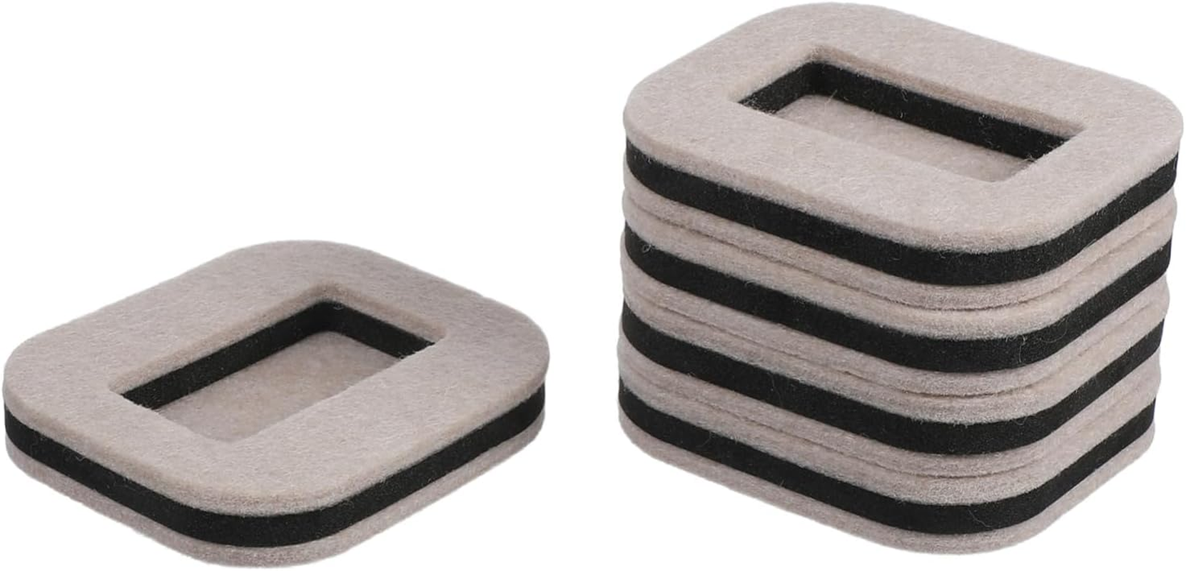 5Pcs Non-Slip Furniture Pads Felt Caster Cups for Hard Floor Protection Easy to Install Noise Reducing for Chairs Tables and Cabinets image number 3