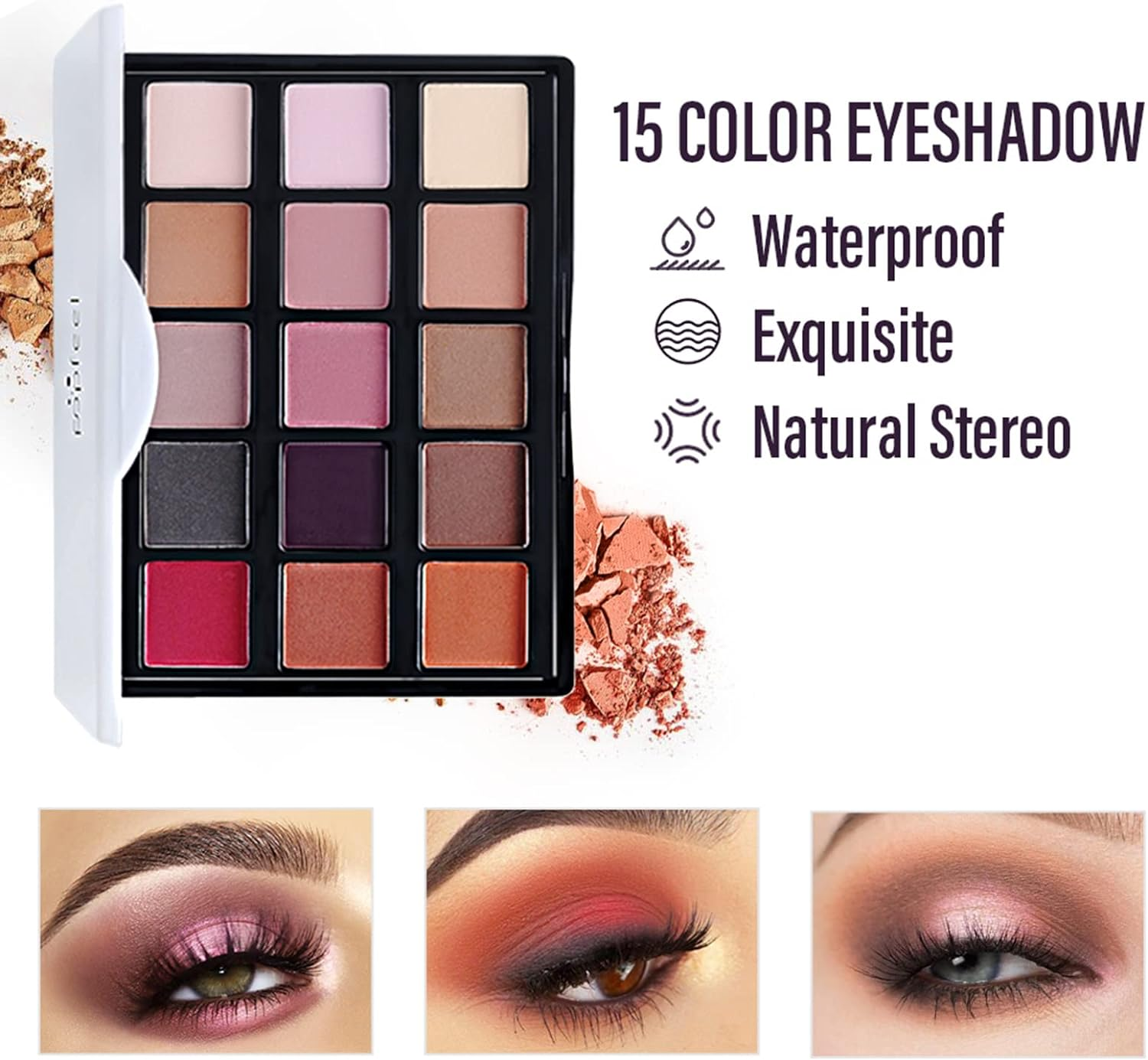 Roseflower All-In-One Makeup Gift Set Travel Makeup Kit Women Full Kit Starter Make up Palette Full Kits with Eyeshadow Palette, Concealer Stick, Blush, Mascara Eyeliner for Teen Girls & Adults #4 image number 1