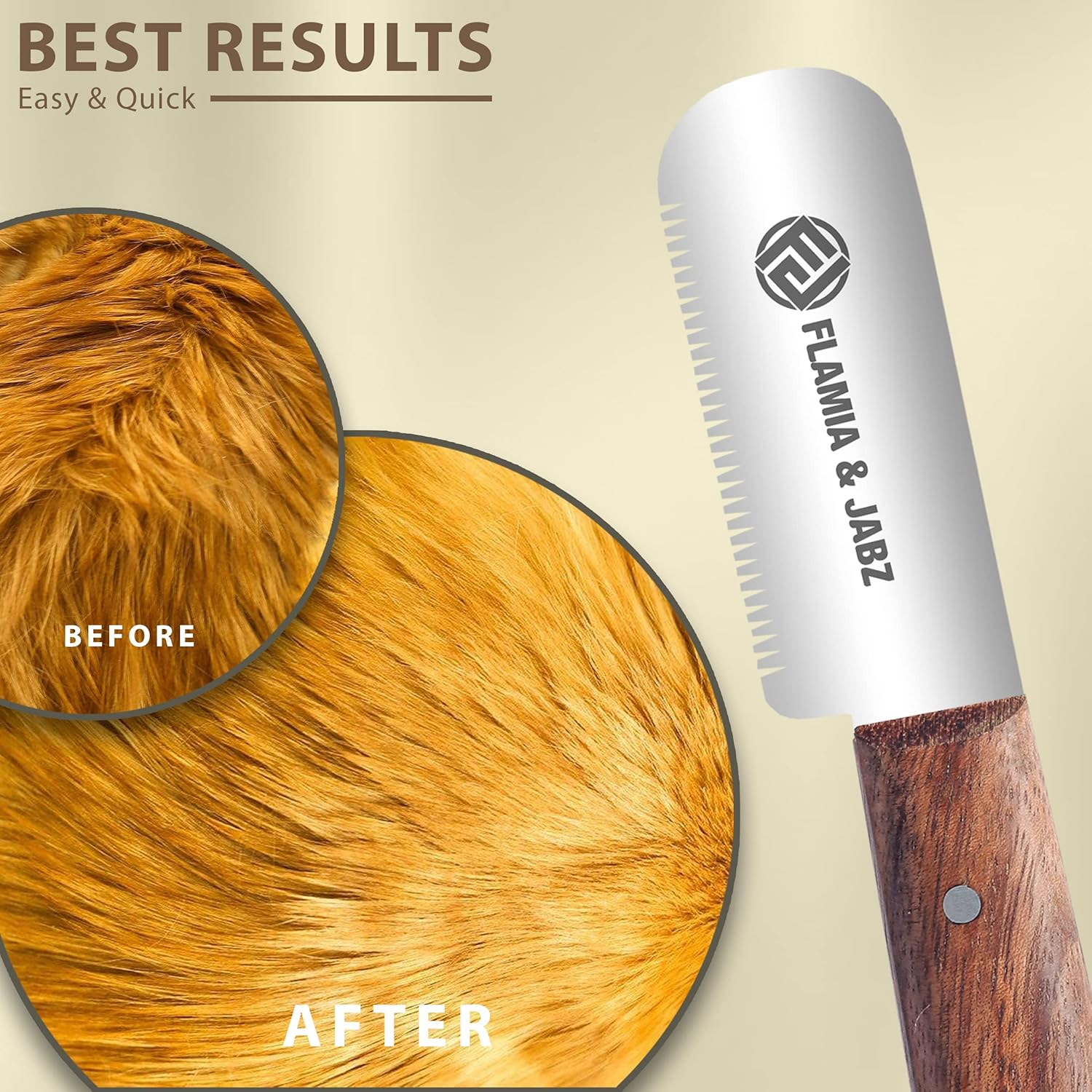 Professional Stripping Knife, Right Handed, 3 Inch Blade (Stainless Steel) (Medium, Rosewood) image number 6