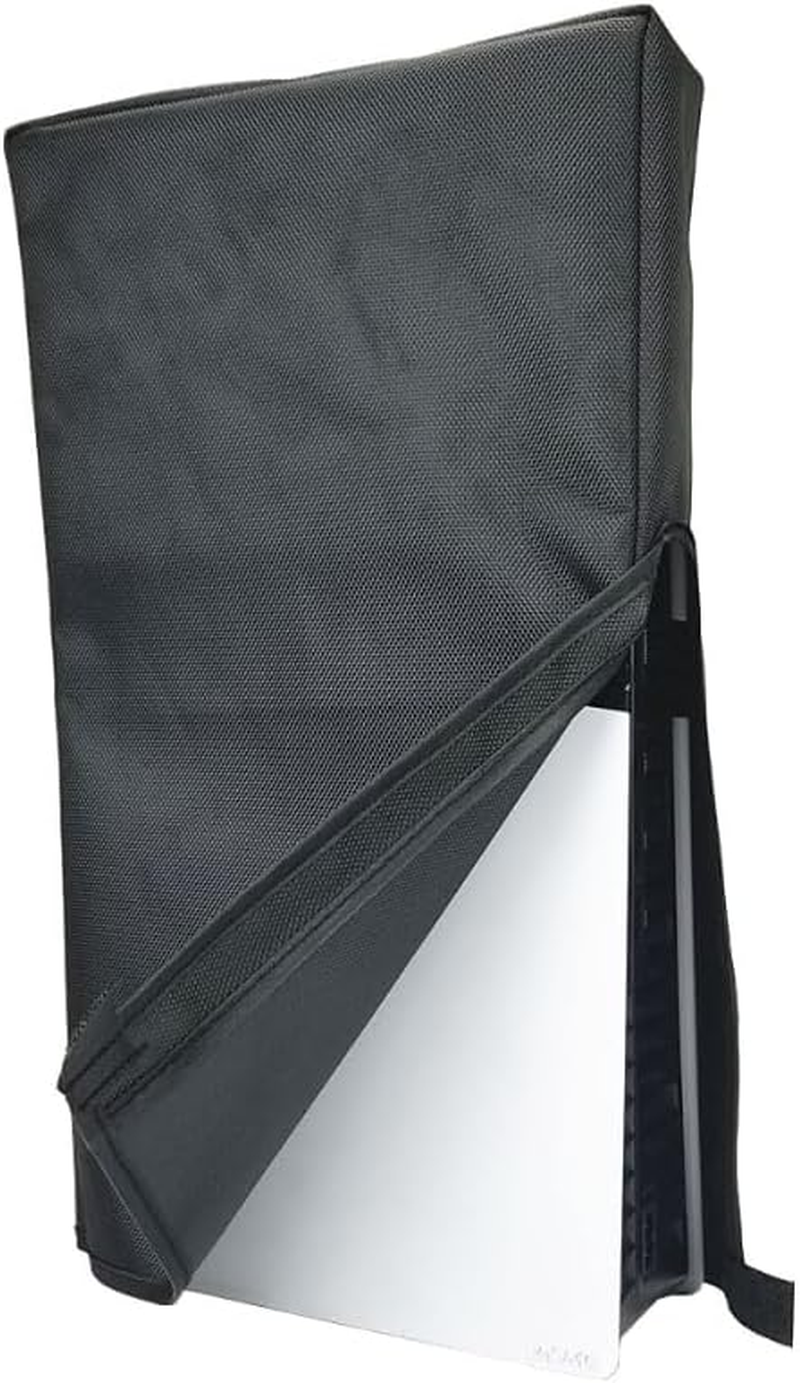 Cover Horizontal for PS5 Pro/Ps5 Slim/Ps5,Ps5 Console Protective Cover Horizontal Dustproof,Easy to Remove Custom Designed for PS5 Pro Console Disc Edition & Digital Edition (Black and White Line) image number 2