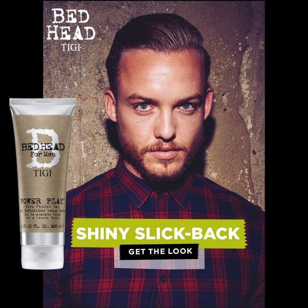 BED HEAD for MEN Power Play Firm Finish Hair Gel for Strong Hold and Shine 200Ml image number 1