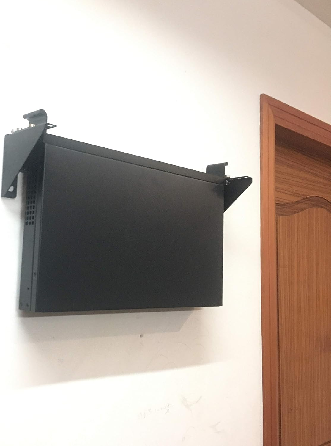 Jingchengmei 2U 19 Inches Lightweight Folding Steel Wall Mountable Simple Vertical Rack and Server Rack (2U35P)