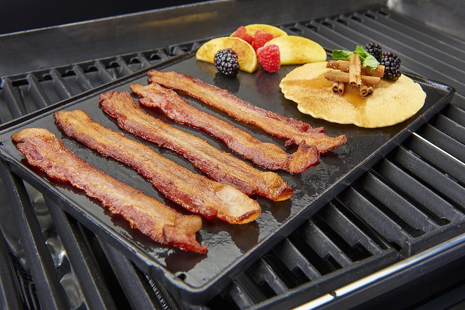 Grillpro 91212 Universal Porcelain Coated Cast Iron Griddle, Black image number 4