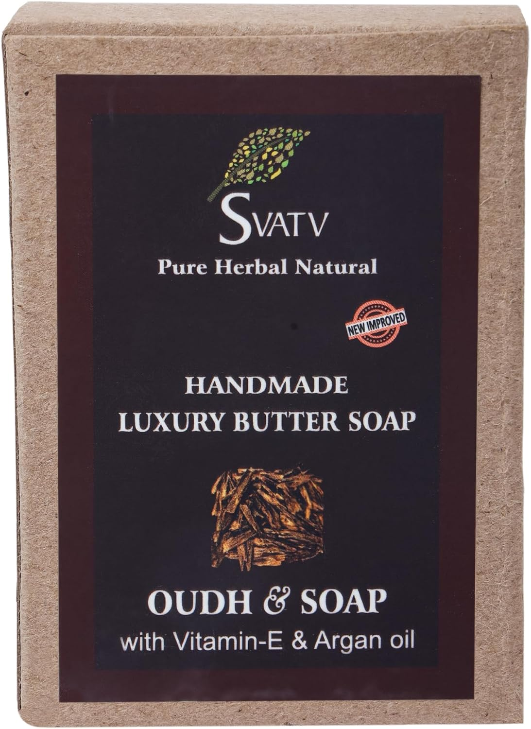 SVATV Handcrafted Savon with Oudh & Vitamin E | Soothing Herbs | Moisturized Skin - Traditional Ayurvedic Herbal Body Savon Bars for Men & Women, All Skin Types - 125G X2 Bars image number 5