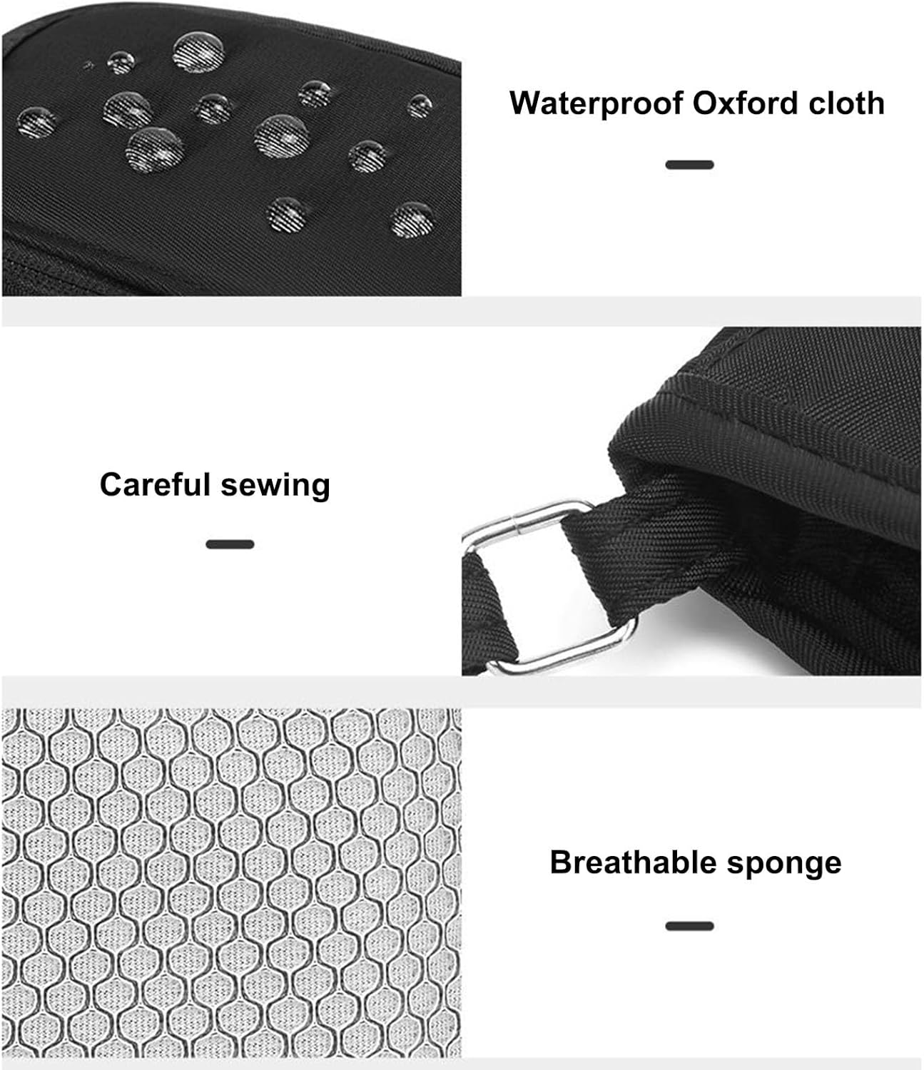 Passport Pouch - Travel Passport Bag - Anti-Theft Document Holder Card Carrier for Mobile Phone Commute Running Beach Business Gym Hiking Daily Camping image number 2