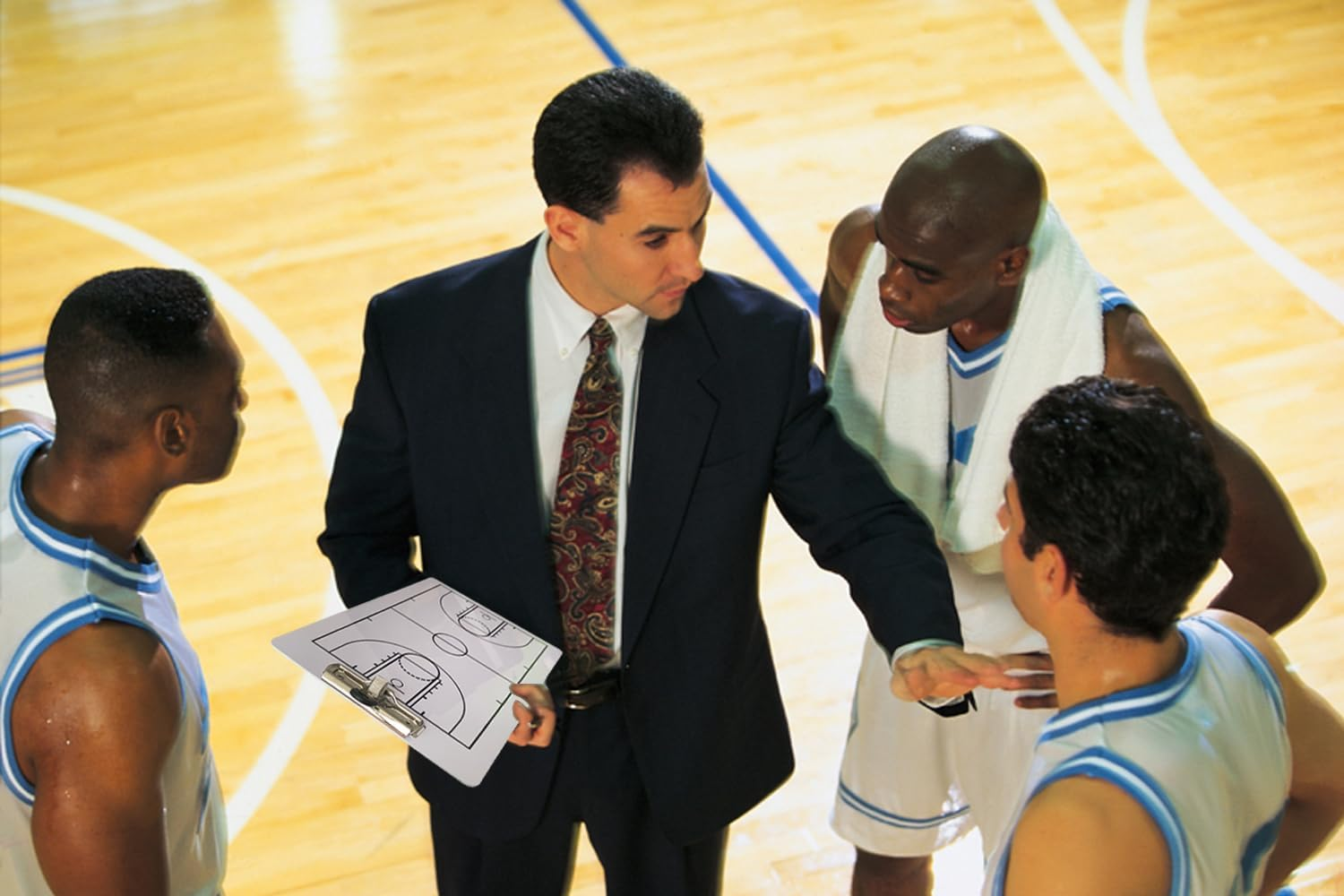 Basketball Coach Board, Clip Boards, Double-Sided Dry Erase Coaches Clipboard with Marker Pen, Coaches Marker Board (Basketball)