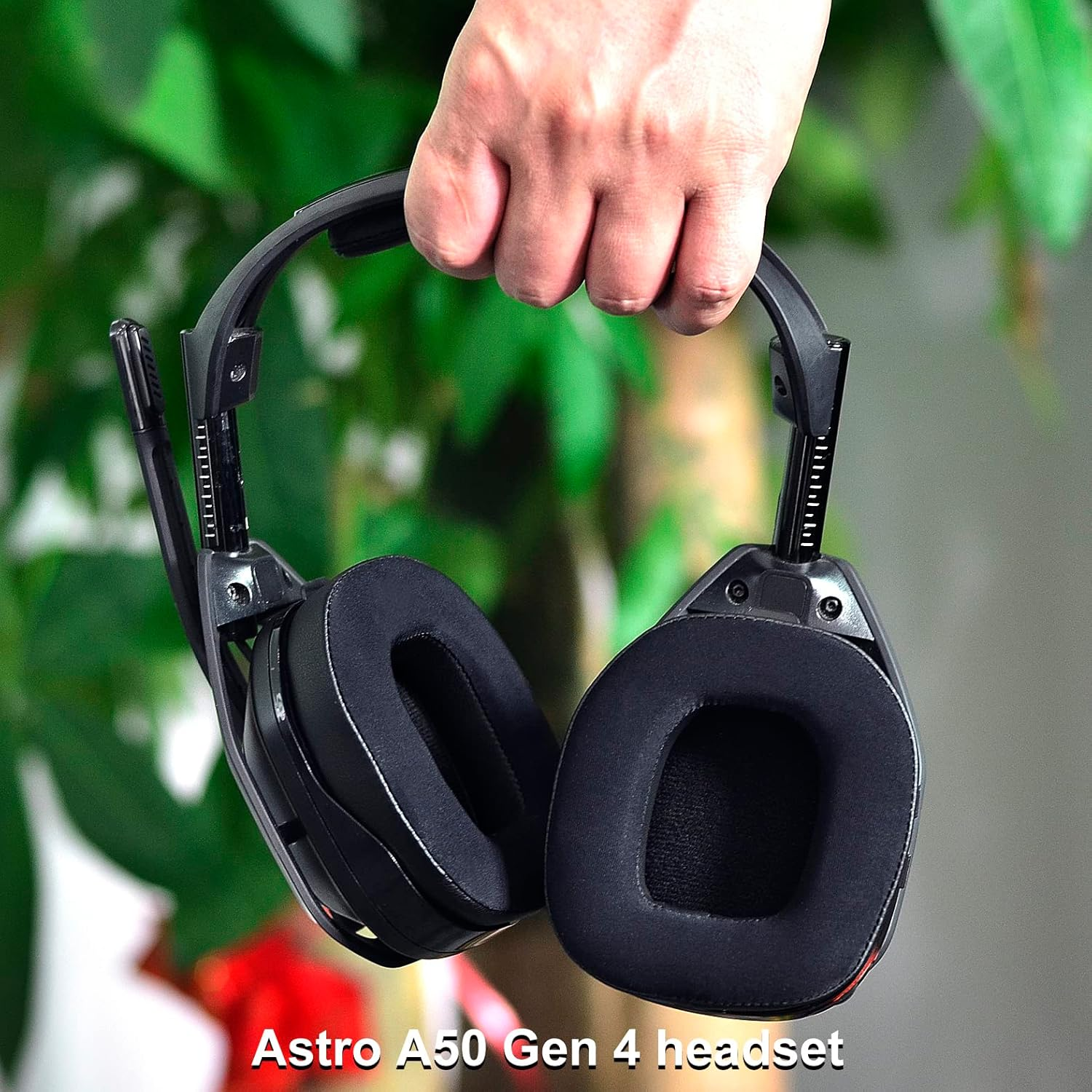 A50 Gen 4 Ear Pads and Microphone Foam- Defean Replacement Cushions Compatible with Astro A50 Gen 4 and Astro A50X Headset,Ear Cushions, Upgrade High-Density Noise Cancelling Foam (Cooling Gel) - Mesh Fabric image number 4