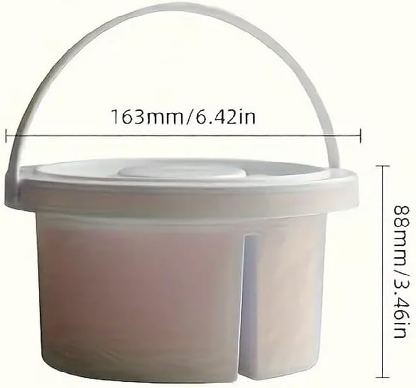 AIMALL Portable 3-In-1 Watercolour Palette - Pencil Washing Bucket with Integrated Palette, Fine Arts Paint Cleaning Tank, Compact Design for Art Students and Professionals