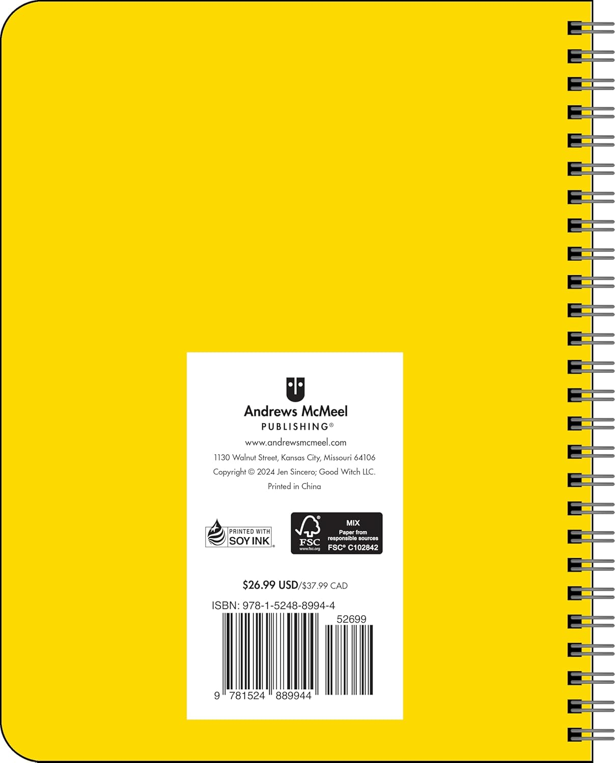 You Are a Badass Deluxe Organizer 17-Month 2024-2025 Weekly/Monthly Planner Cale image number 3