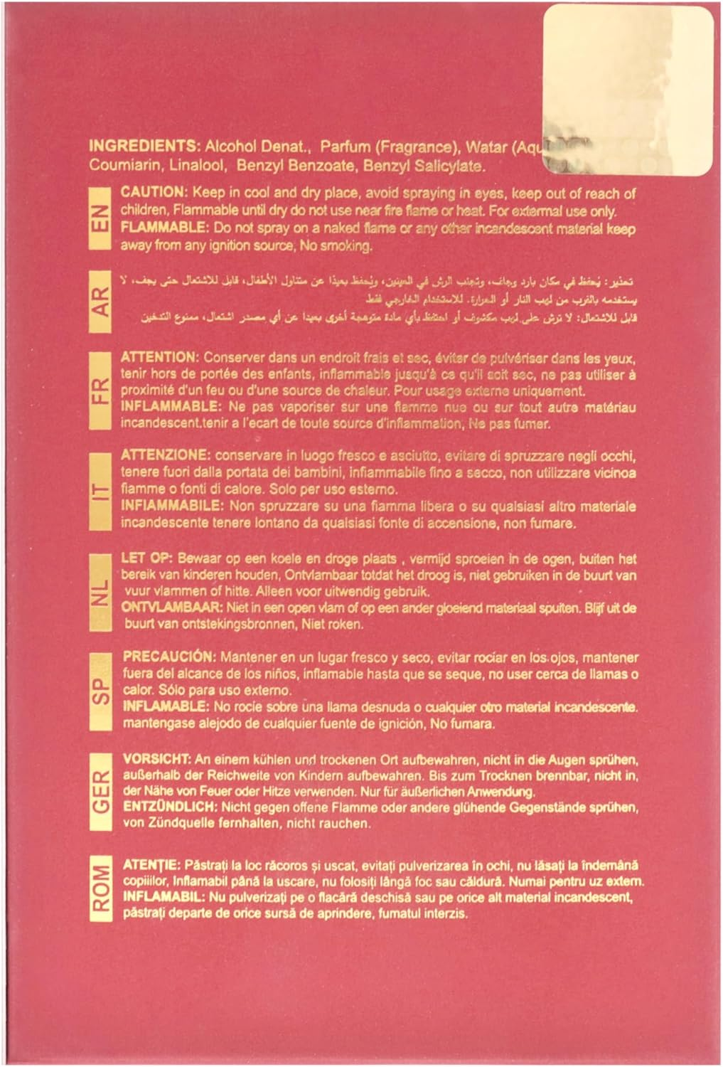 LUXURY NEW FABULOUS ROUGE 100ML by Khalis Perfumes Shop image number 5