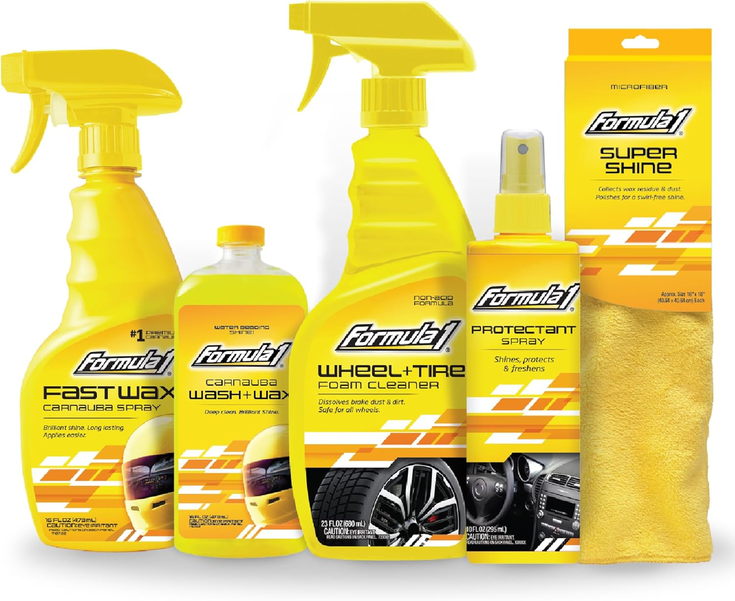 FORMULA 1 Complete AUTO CAR Care KIT - Interior & Exterior Cleaning Gift Box image number 3