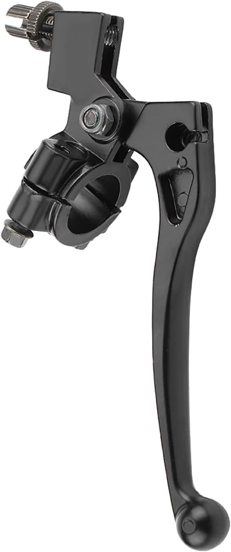 Clutch Lever Clutch Handle Control for Dirt Pit Bike 22Mm 7/8In Handlebar Folding Lever with Perch Adjuster 8Mm Black Aluminum