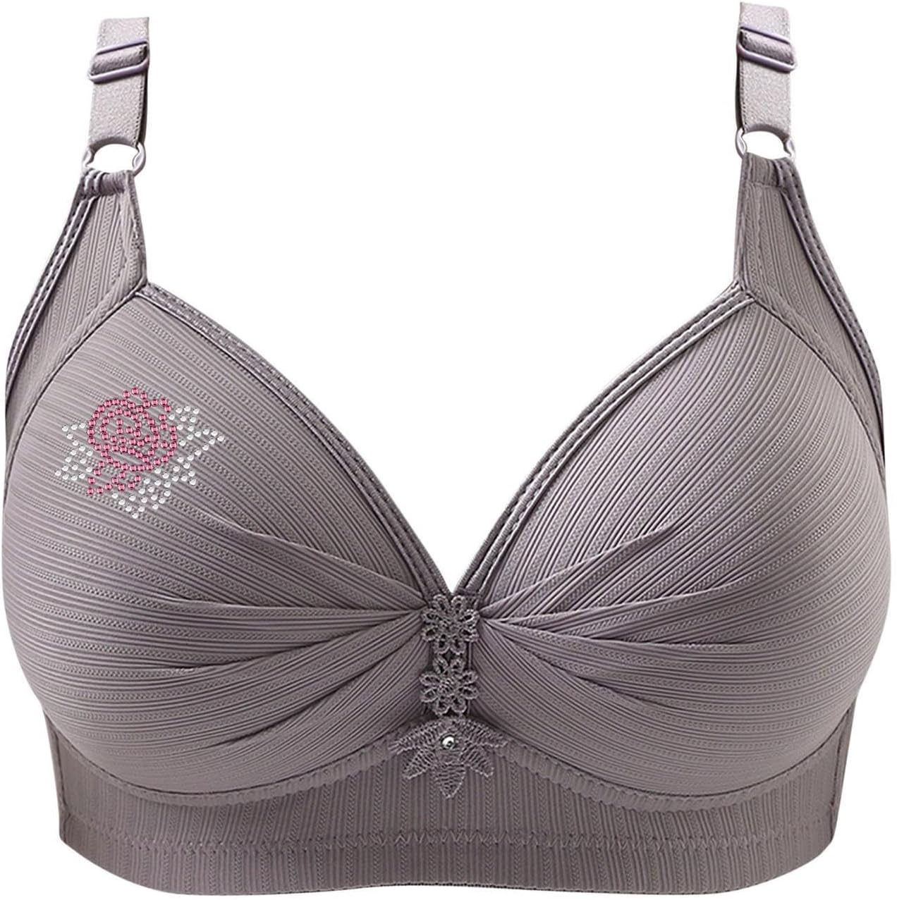 Sticker Bracelet Kit White Strapless Bra Bralettes T Shirt Bras Women Wired Front Fastening Sexy 34D Pasting Womens Non Large Bust Ladies Packs of 2 Maternity Pregnancy Supportive