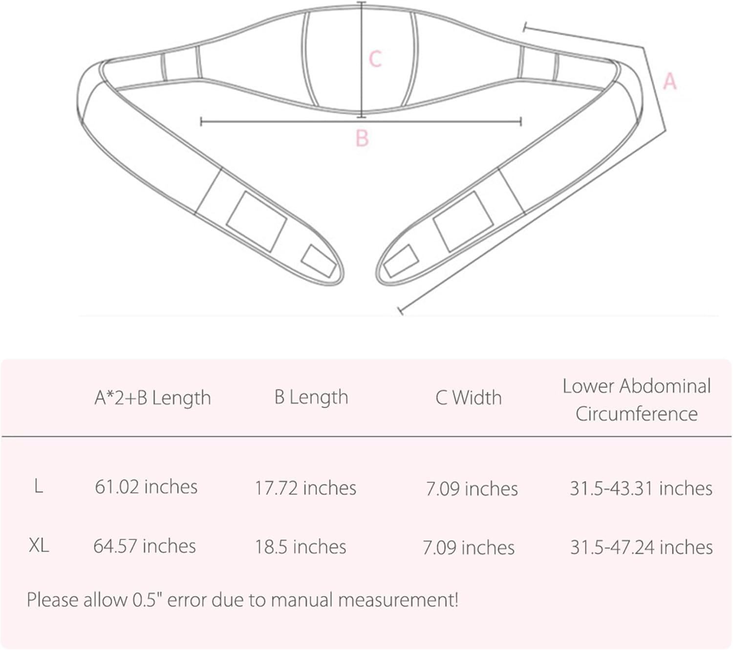 Dress Cici Waist Trainer Slimming Shapewear Belly Band - Maternity Belly Control & Stomach Flattening - Apricot image number 6