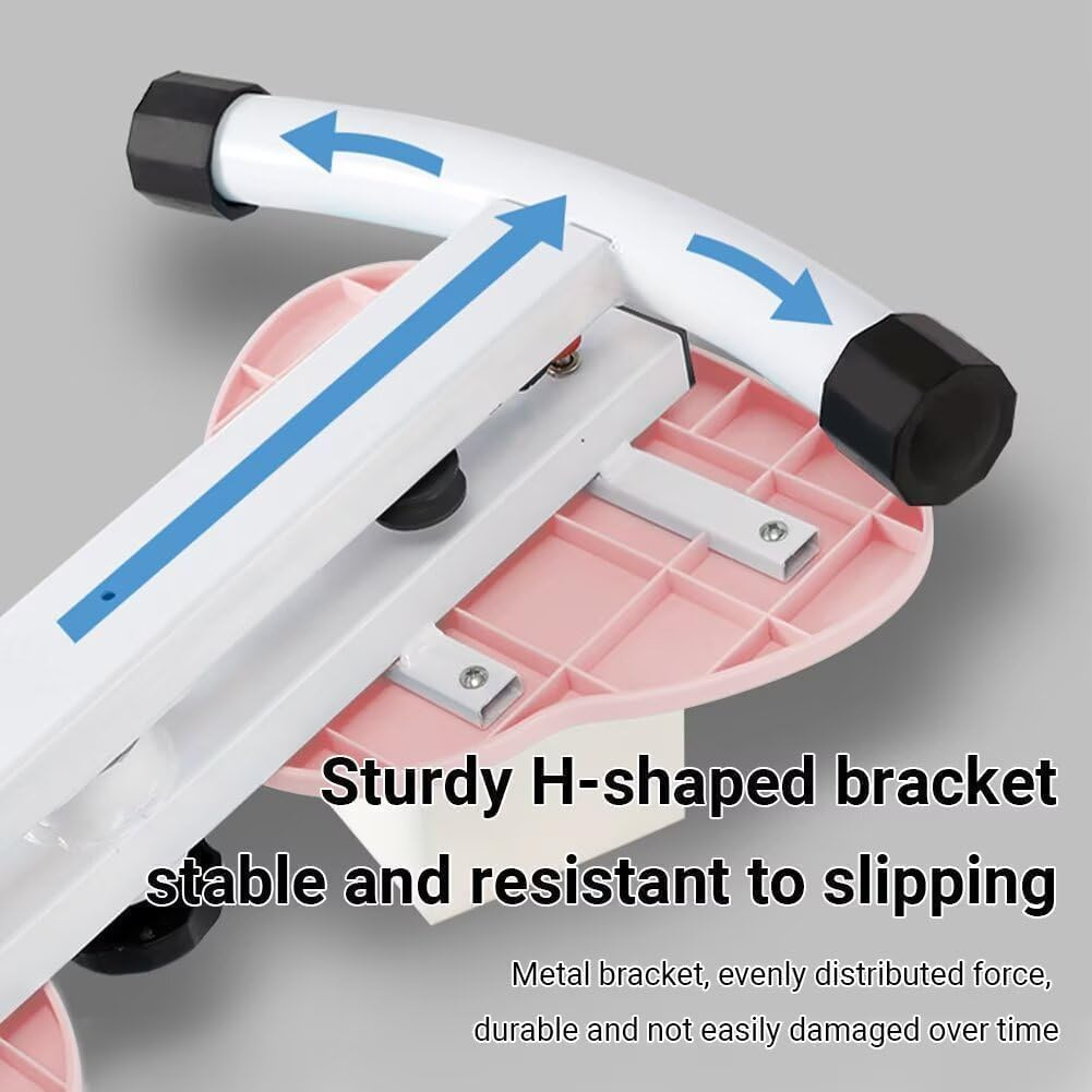 Waist Twister Board & Ab Machine - Noiseless Core Workout with Resistance Bands, 300Lbs Capacity, Foot Massage for Home Fitness image number 2