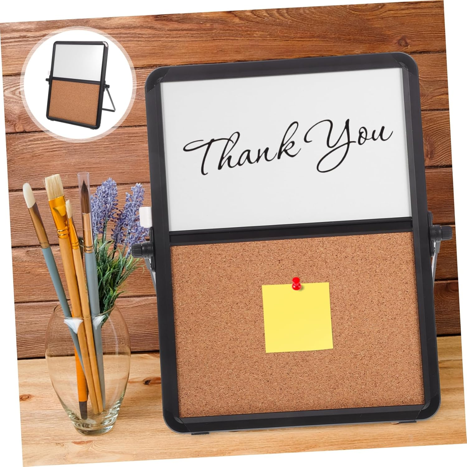 ABOOFAN Combination Whiteboard Corkboard Wall Planner Office Notice Board Home Office Decor image number 5