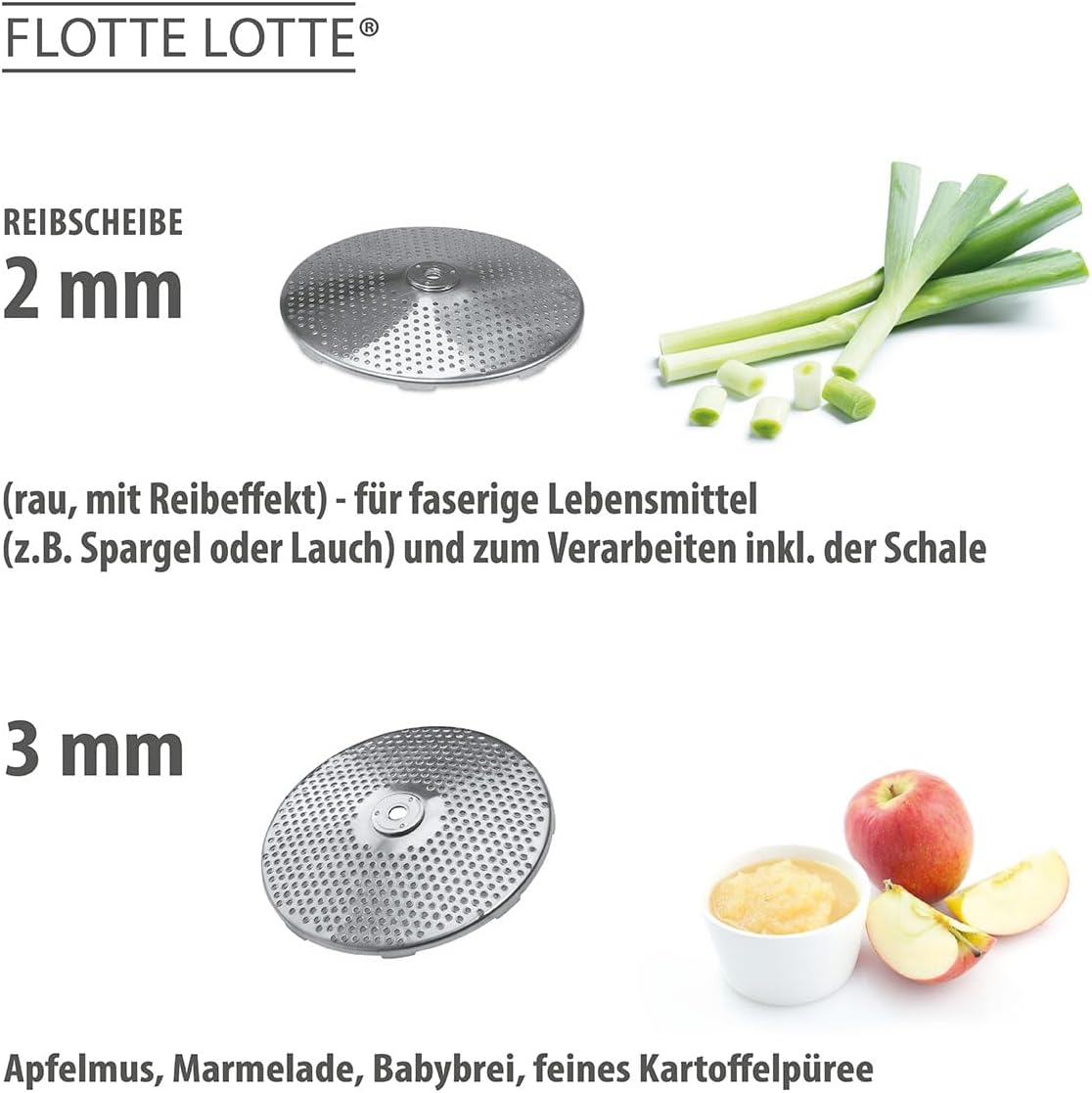 GEFU Flotte Lotte Multifunctional Food Mill, Silver, 24200 image number 5