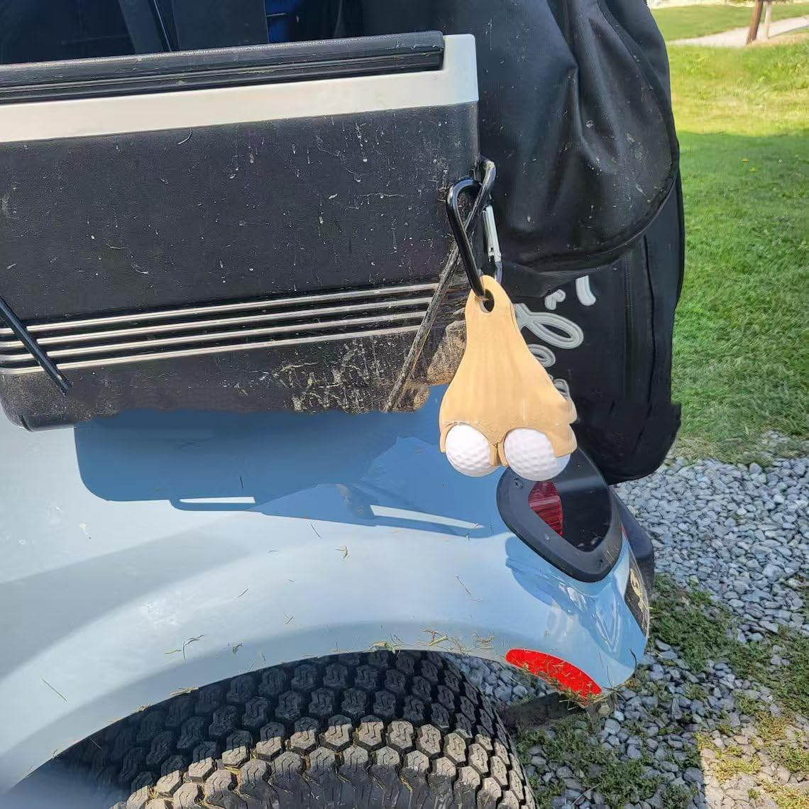 1 Pcs Funny Golf Ball Holder, Golf Ball Storage Holder Novelty Golf Ball Holder Accessories, Portable Golf Ball Carrier Holder Golfers and Golf Lovers, for Golfer Golf Sports Tool Accessories Unisex image number 2