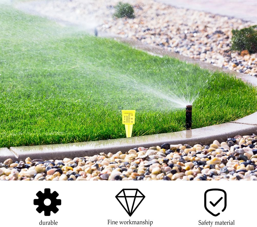 Happyyami 4Pcs Rain Gauge Outdoor Sprinkler Gauge Lawn Water Gauge Wide Mouth Water Measuring Tool image number 2
