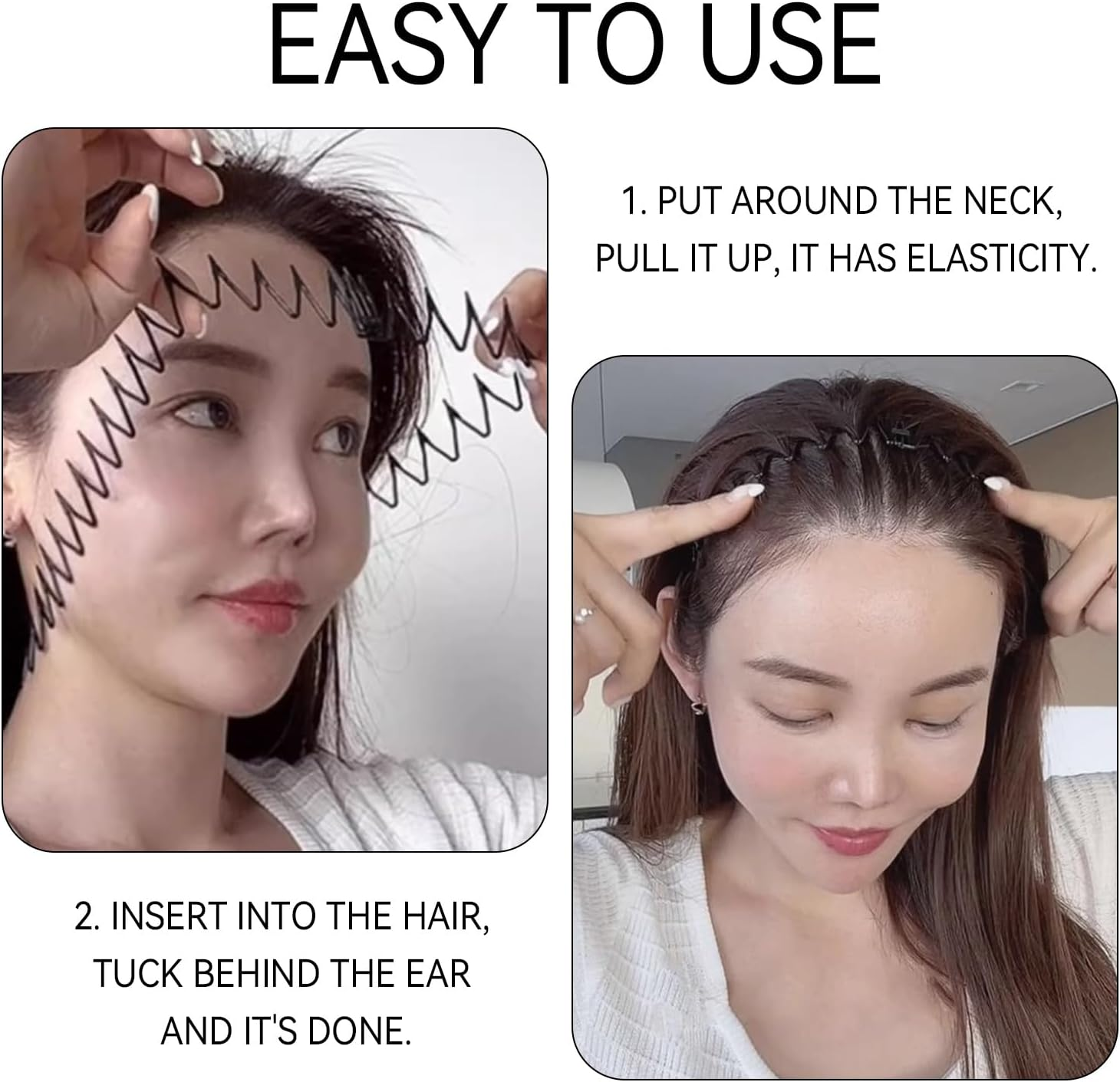 12 Piece Hair Remover Fixer, Simple Hair Finisher, Flexible Plastic Hair Comb, Women'S Headband, Accessories for Hairstyles image number 4