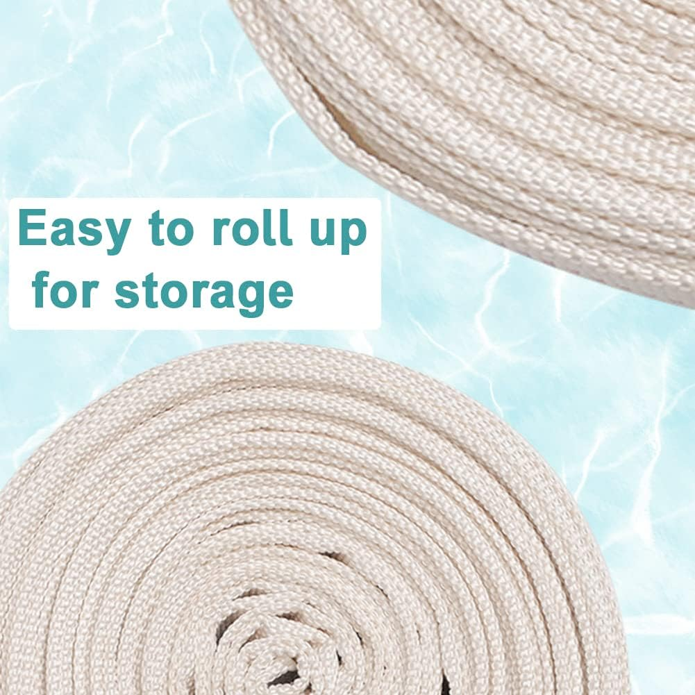 Eoiips 2.5 Inch X 26.2 Feet Length Swimming Pool Backwash Hose, PVC Lay-Flat Garden Hose Water Discharge Hose with Adjustable Hose Clamp for Patio Garden Lawn Irrigation & Swimming Pool image number 3