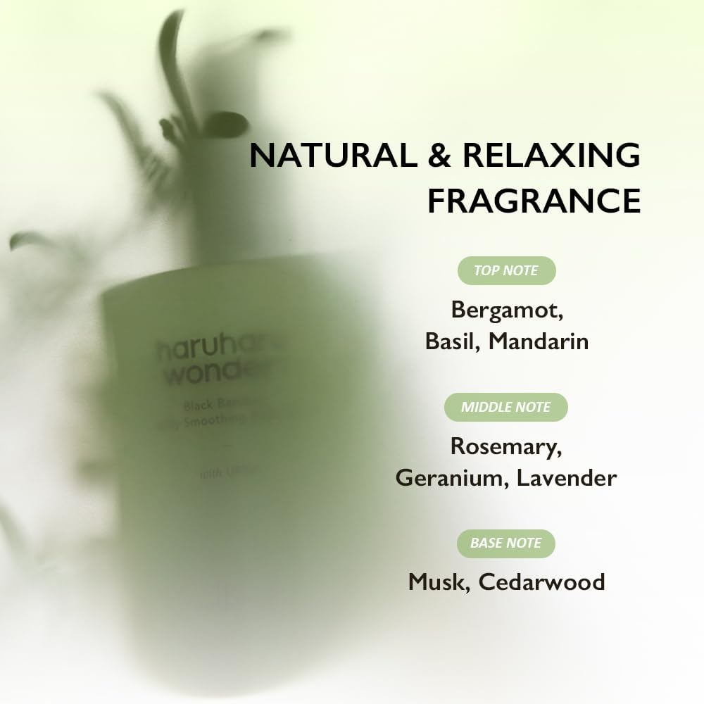 HARUHARU Wonder Black Bamboo Daily Smoothing Body Oil &ndash; Fast Absorption, Lightweight, Non-Greasy, Deeply Hydrating, Locks in Moisture, Softens & Nourishes Skin, with Almond & Argan Oil, 6.76 Fl Oz, 200Ml image number 4