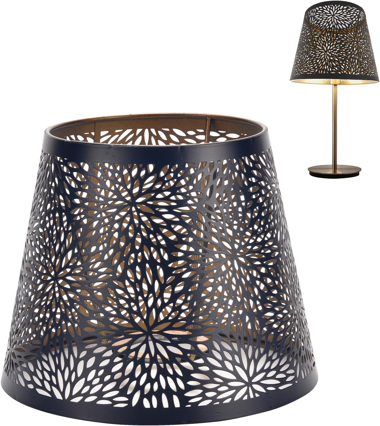 Lampshades for Table Lamp, Lampshade Floor Lamp, Iron Art, Hollow Design, Shade Chandelier, E26, E27, Protective Cover for Ceiling Light, Pendant Light, Natural Wall Light, Decoration