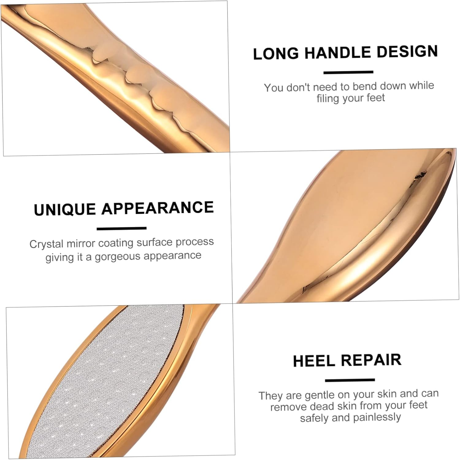 WOONEKY Glass File Foot Washboard Foot Scraper for Dead Skin Callus Remover Exfoliating Body Scrubber Dead Skin Remover image number 3