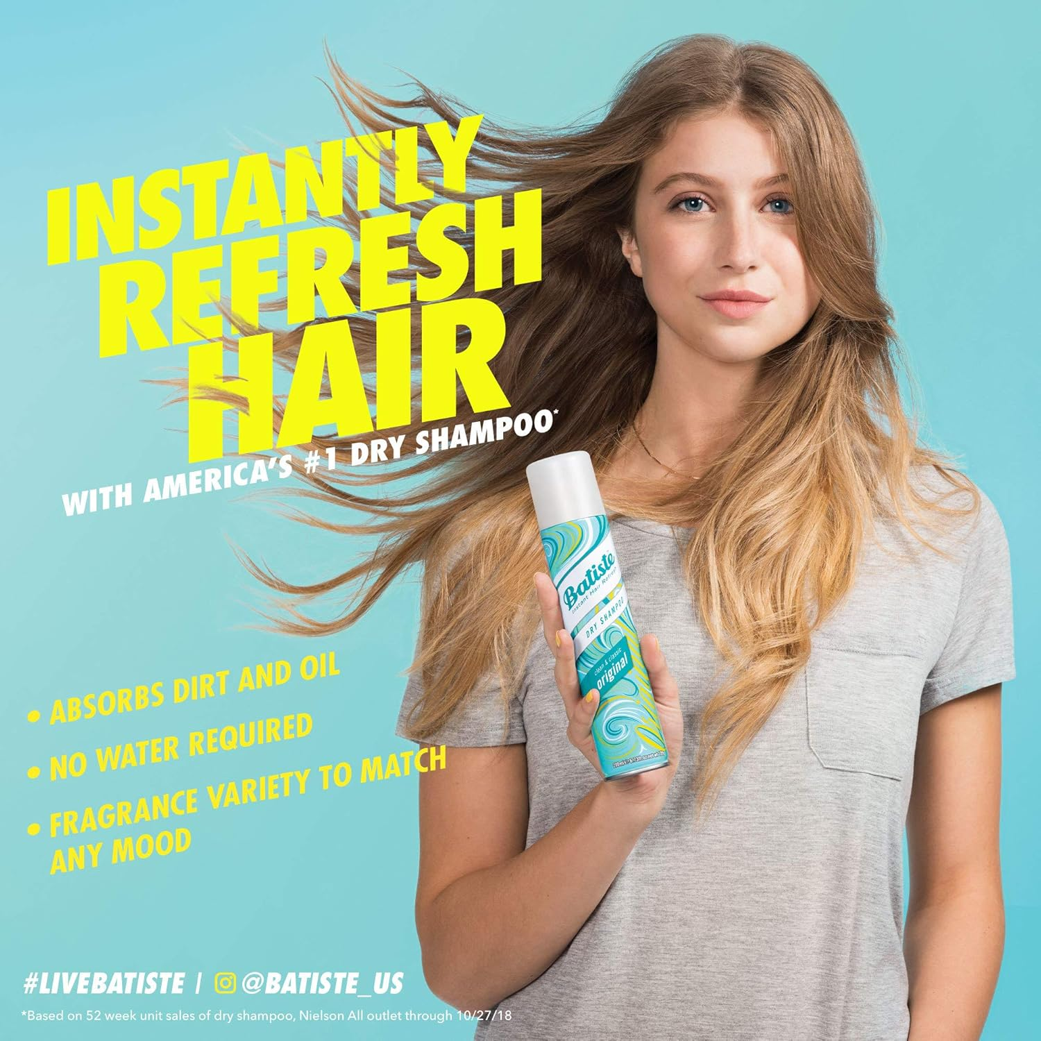 Batiste De Frizz Dry Shampoo 200 Ml