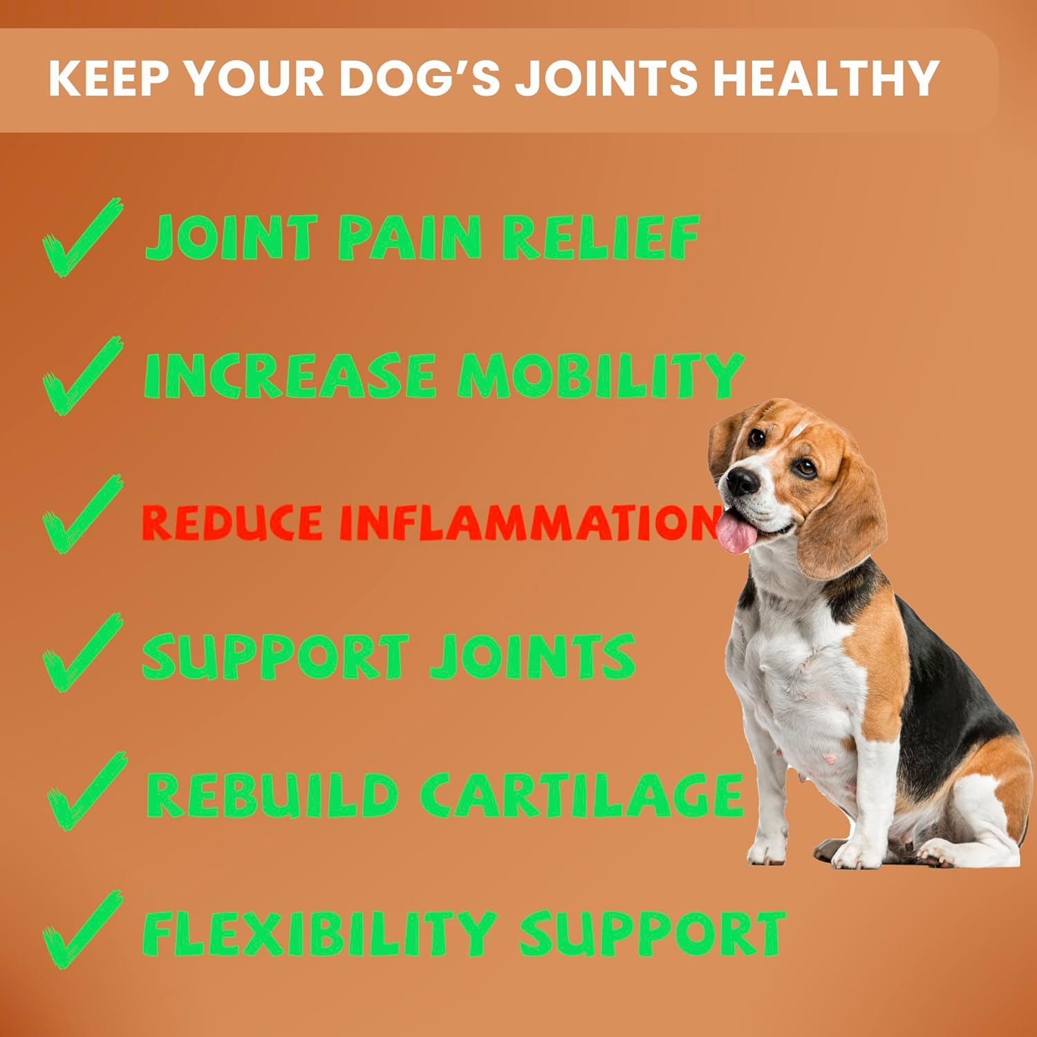 Hip &Joint Supplement for Dogs - Soft Chews with MSM Glucosamine Chondroitin for Dogs - Dog Joint Supplement image number 6