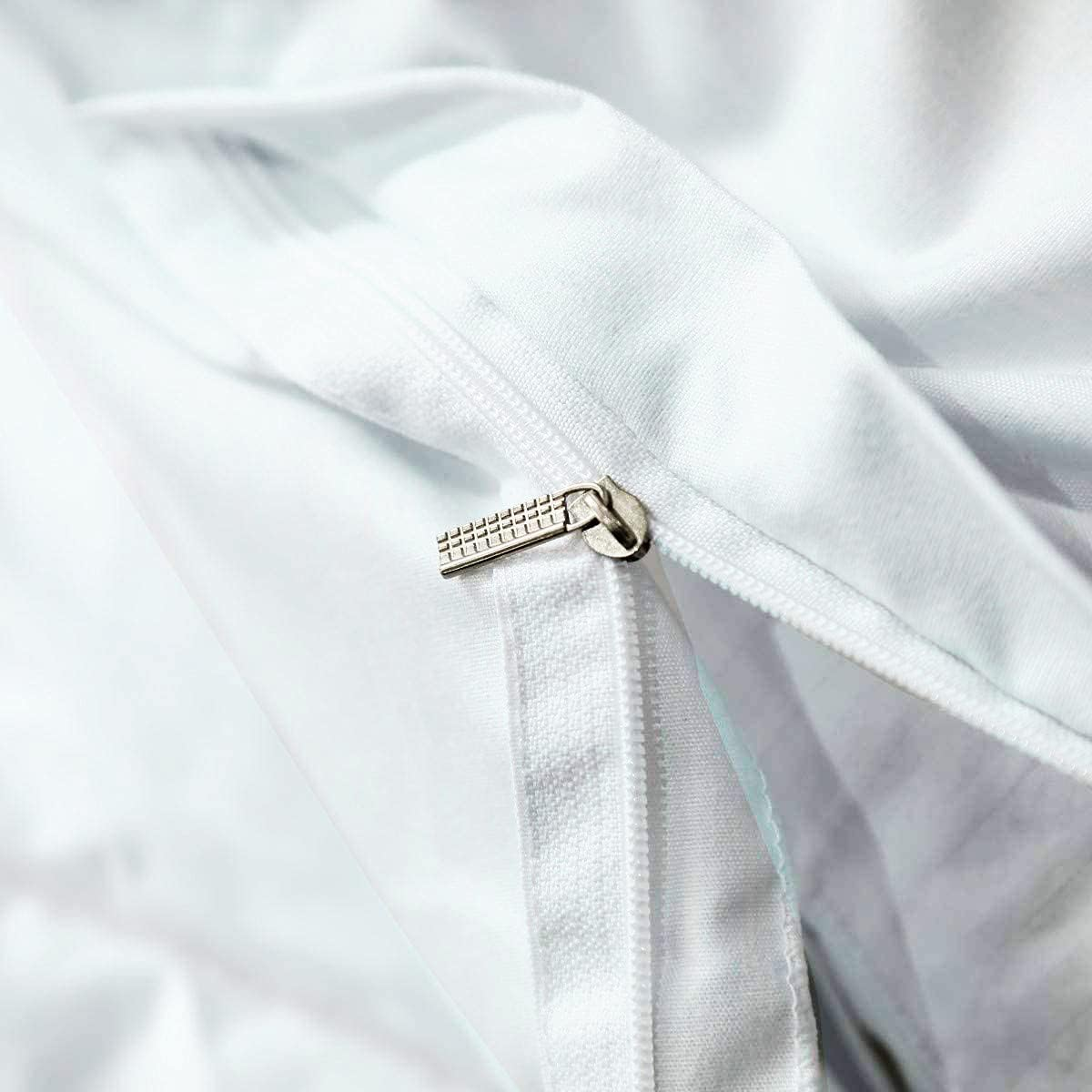 Death Psychedelic Moth Duvet Cover Single Size,Star Moon Comforter Cover for Adults Kids Bedroom Decor,Dream Catcher Feathers Exotic Charm Decorative Bedding Set(No Comforter),1 Pillowcase image number 3