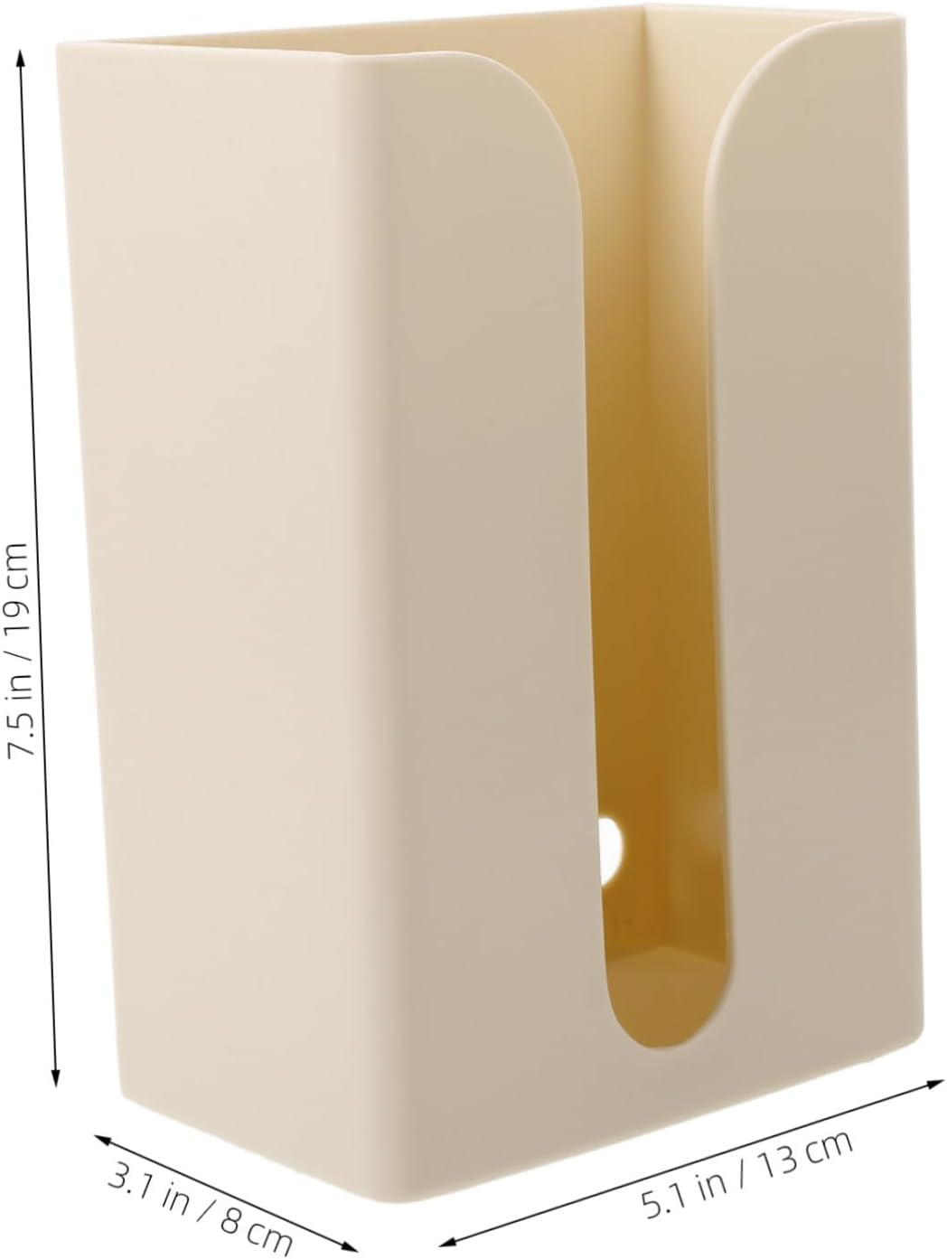 Wall-Mounted Tissue Box Wipes Container for Home Storage Organization Paper Towel Holder