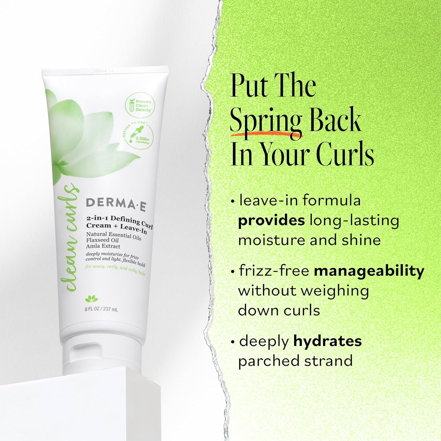 2-In-1 Defining Curl Cream + Leave-In (ALBA RAMOS CLEAN CURLS COLLECTION) image number 4