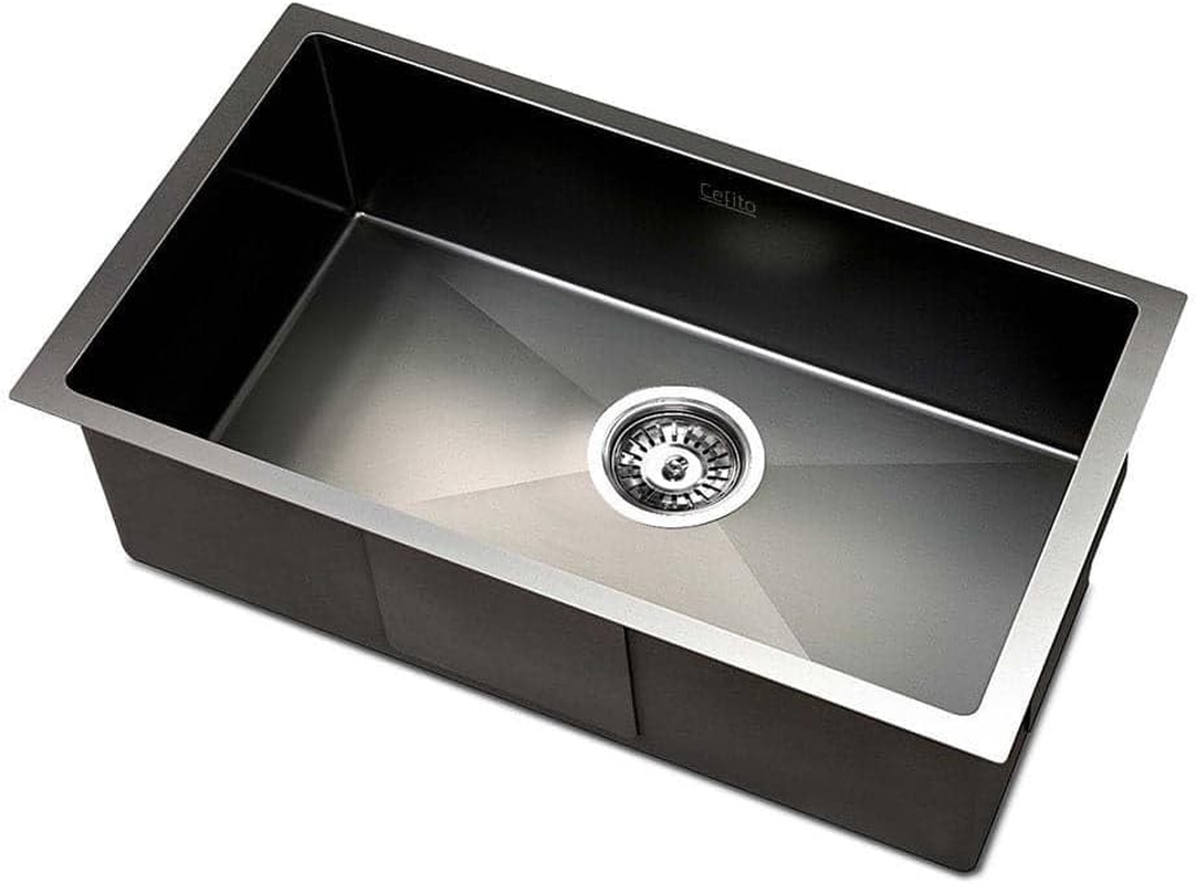 CEFITO Kitchen Sink 44X44Cm Stainless Steel Sink Sinks Handmade