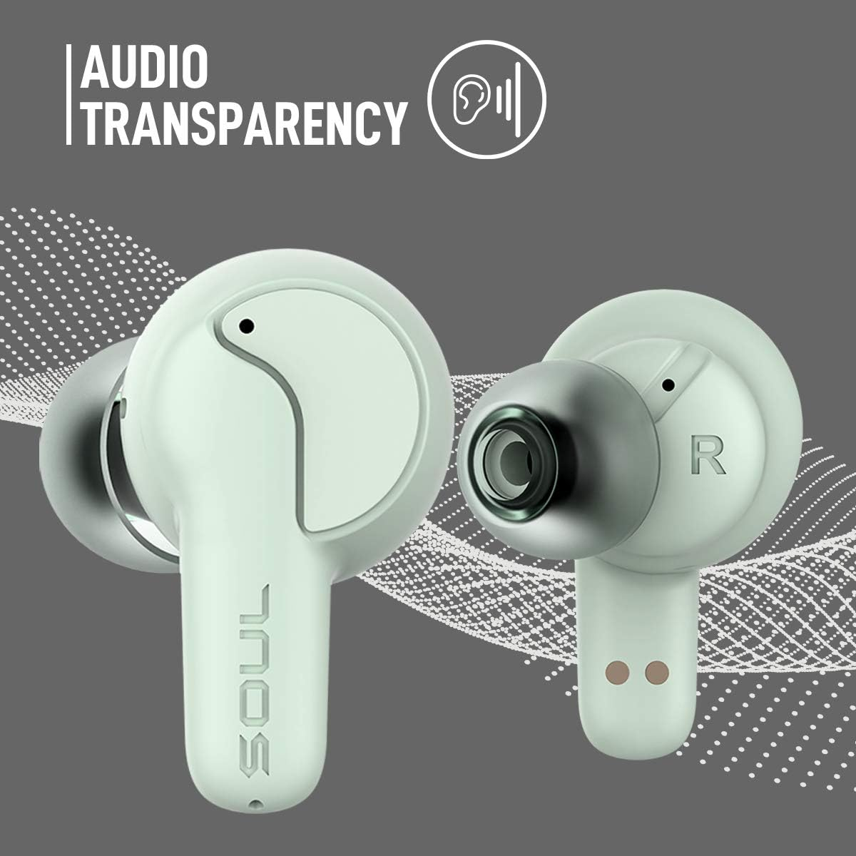 Soul Sync ANC True Wireless Earphones, Frost image number 2