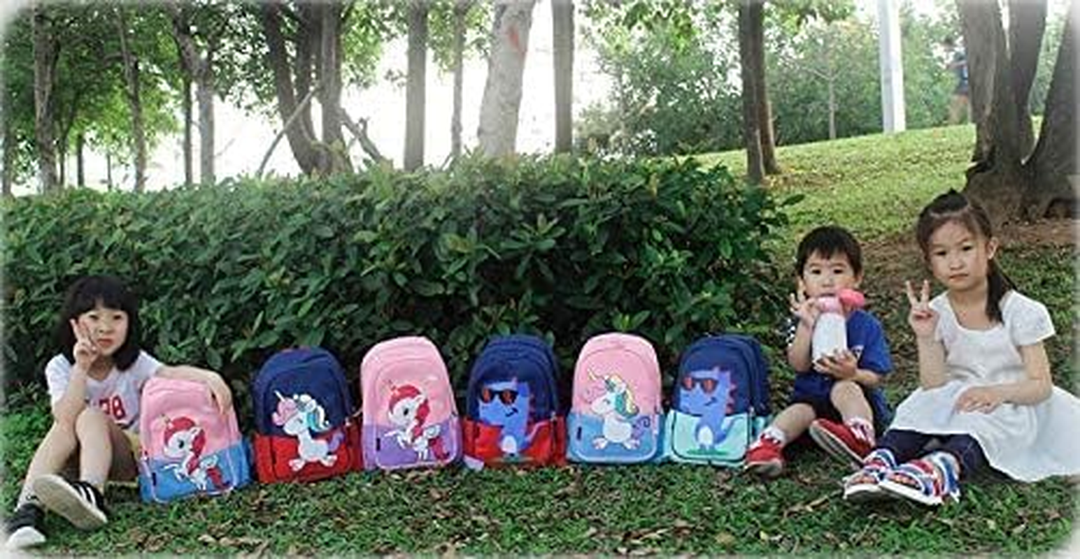 POWOFUN Kids Toddler Preschool Travel Backpack Kindergarten Cool Cute Cartoon Schoolbag Backpack Dinosaur Unicorn Backpack Bookbag for Girls Boys Baby image number 2