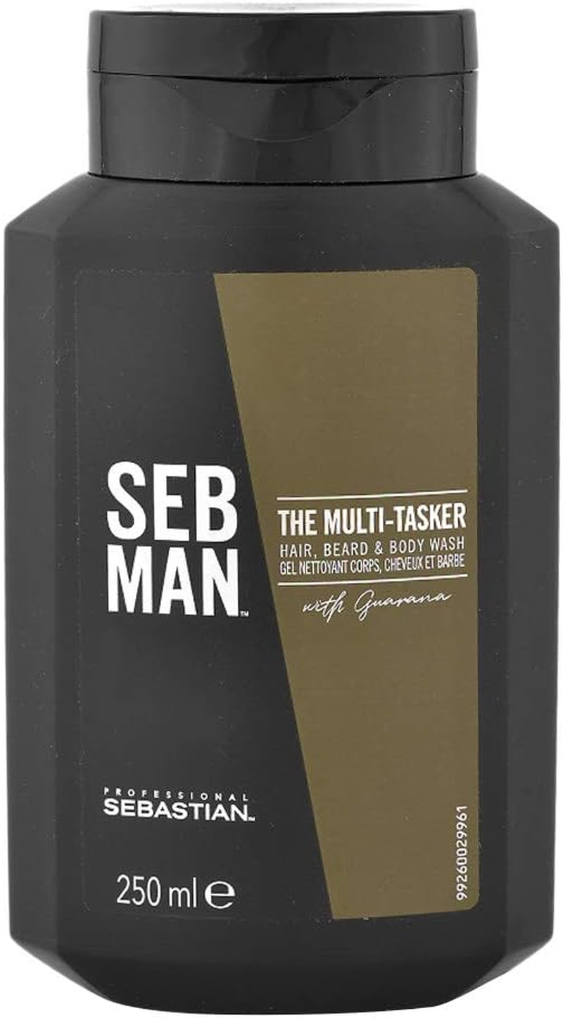 Seb Man the Multitasker 3-In-1 Hair, Beard & Body Wash