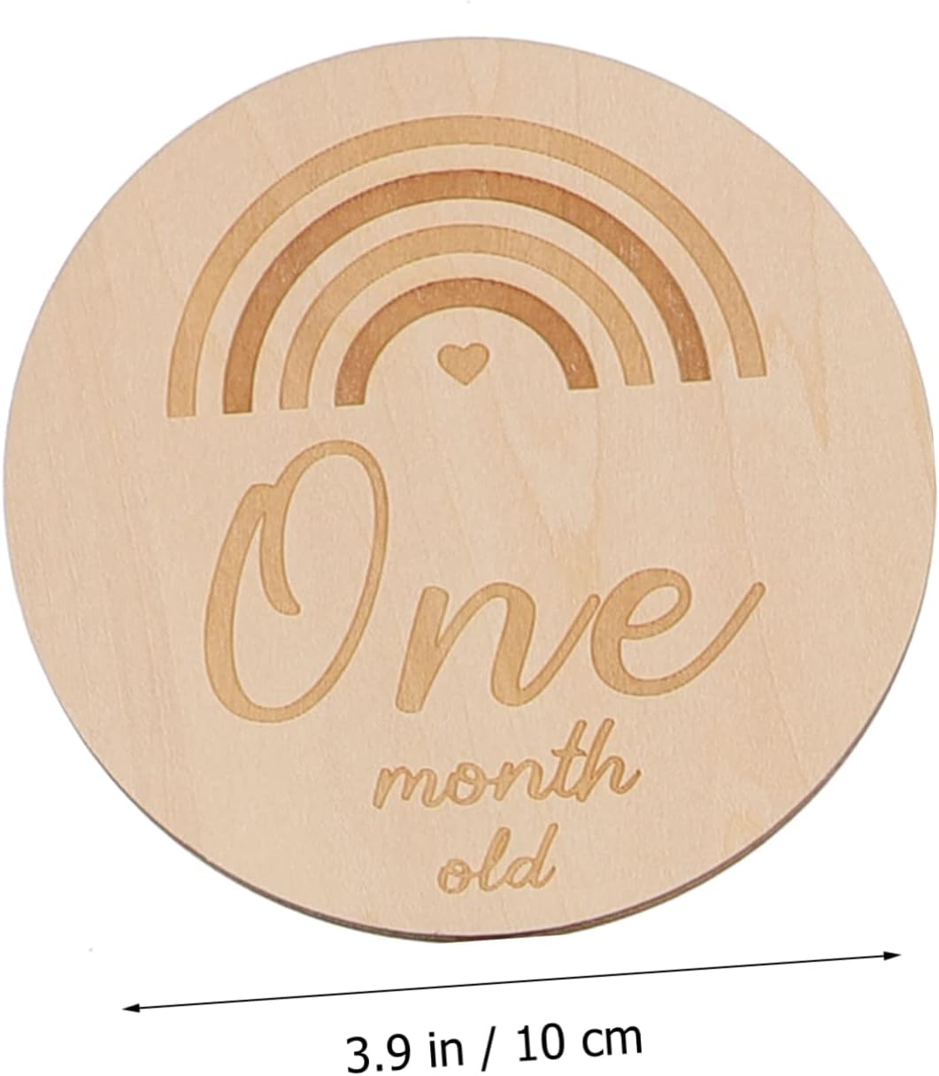 ERINGOGO 13Pcs Monthly Milestone Sign for Newborn Name Welcome Announcement Decor image number 2