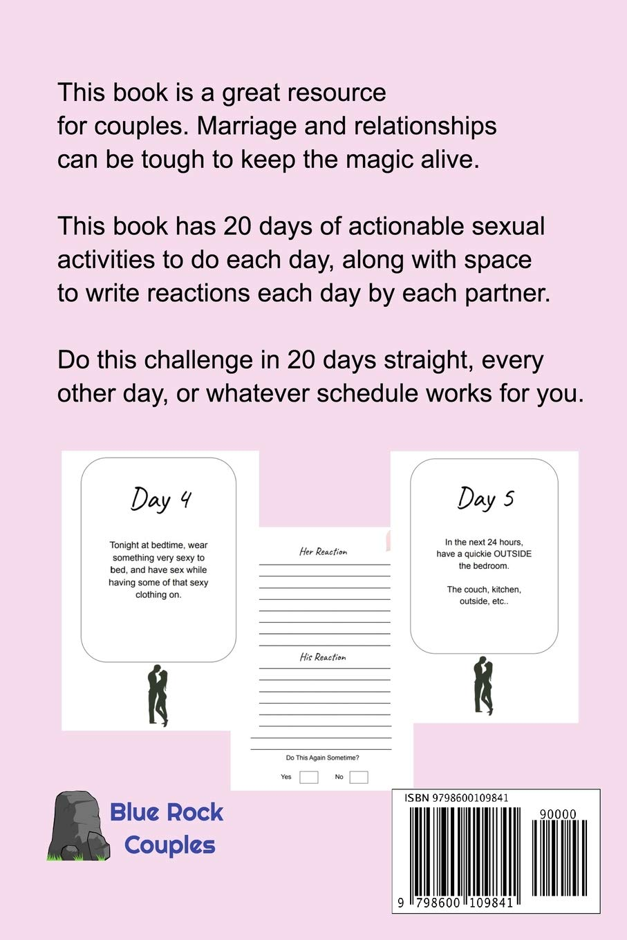 20 Day Sex Challenge for Couples: Ignite Intimacy in Your Marriage through Conversation, Romance, and Sexuality in This Couples Workbook image number 1