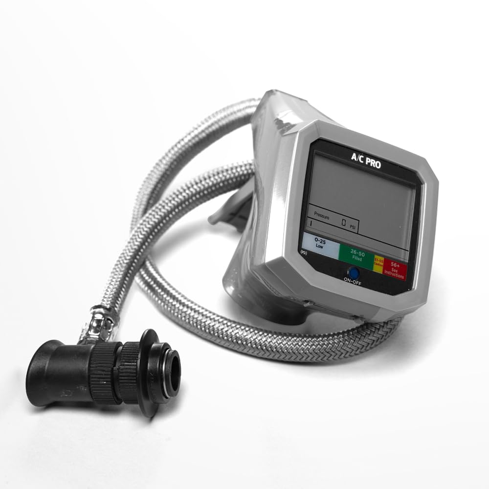 Pro-C A/C Professional Digital Display Automotive Recharge Gauge & Hose for R-134A Refrigerant, ACP400AD image number 1