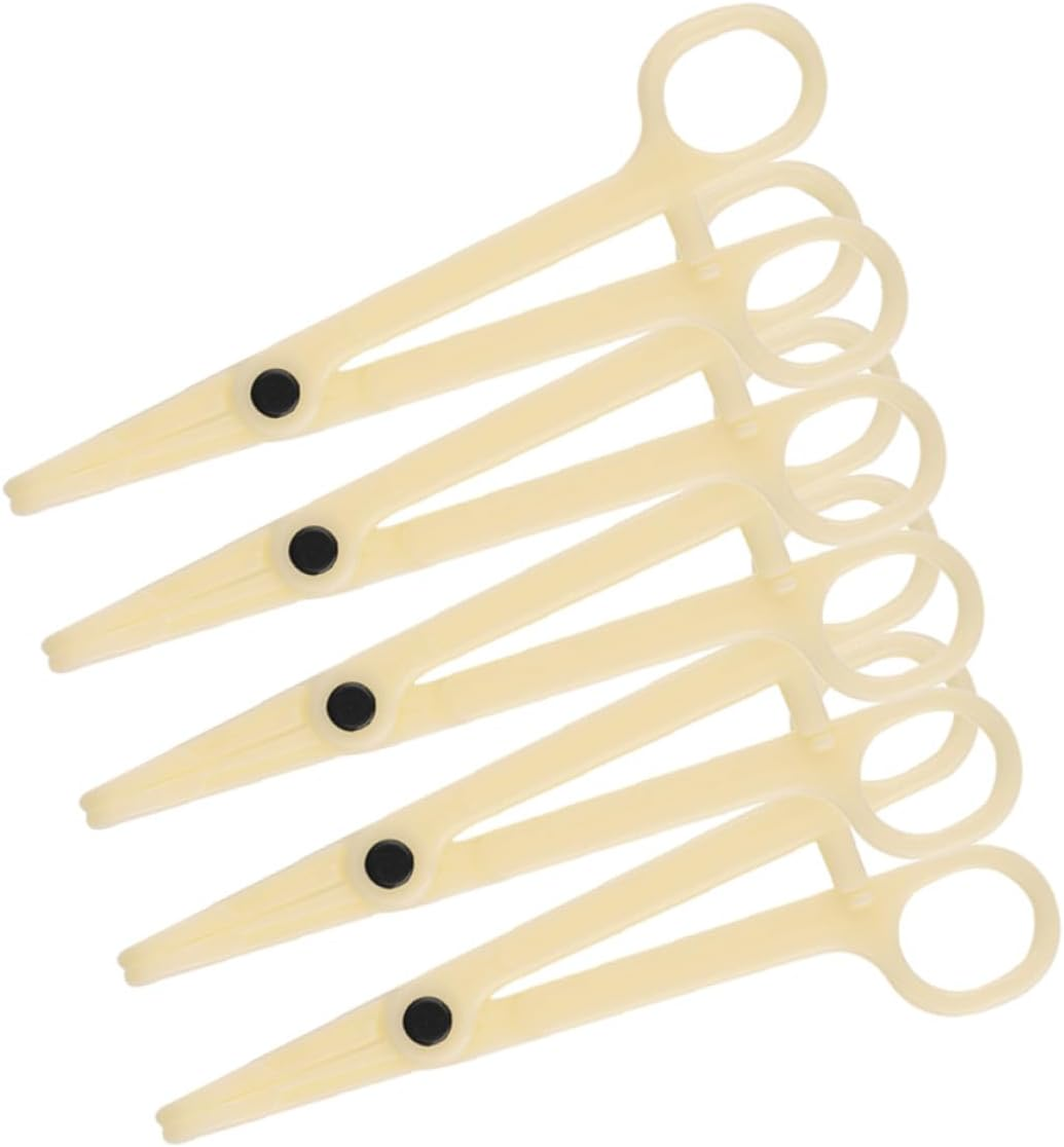 HAMPPLIES Piercing Pliers Body Piercing Clamps 5Pcs Reusable with Smooth Puncture Action For image number 4