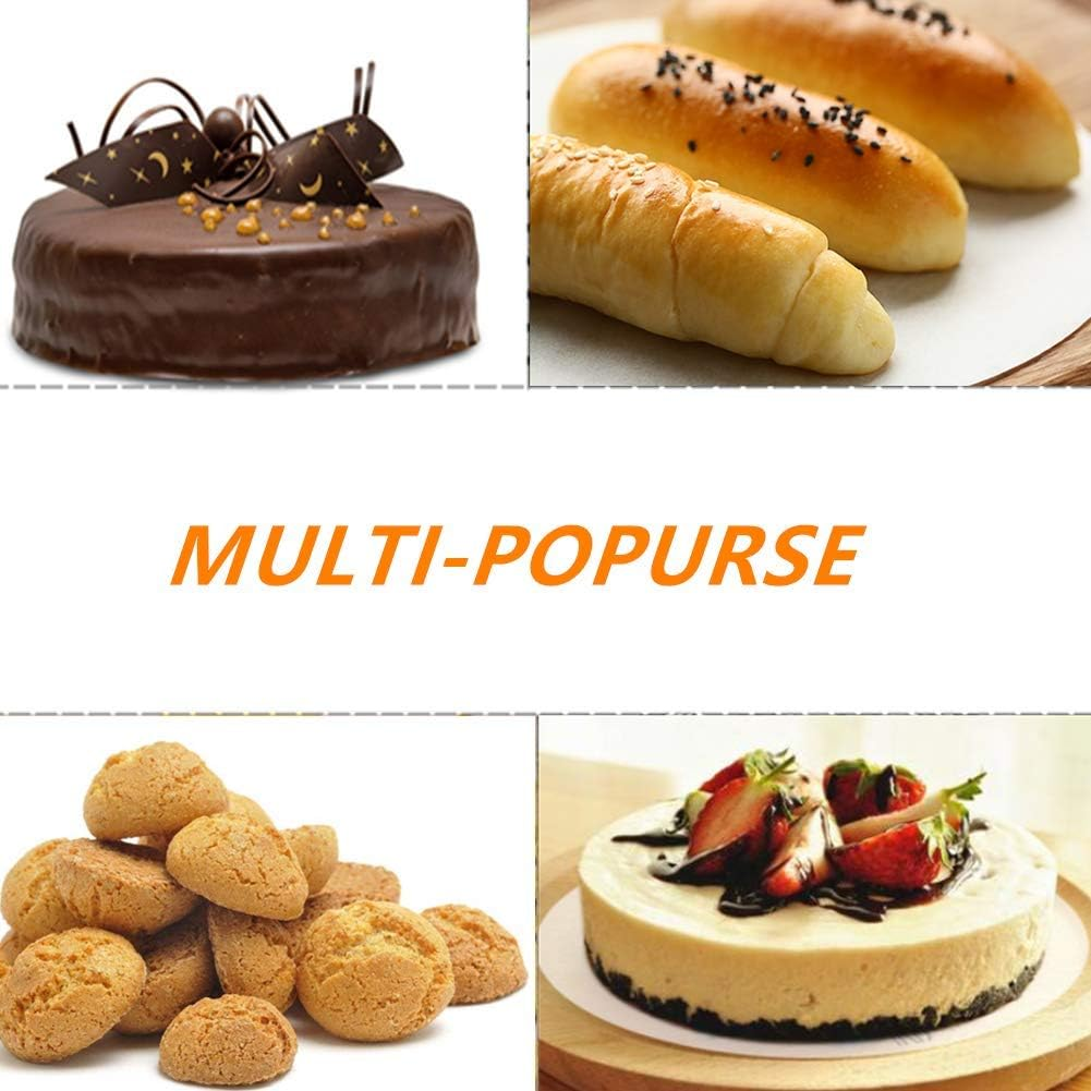 8 Inch Parchment Paper Rounds, Set of 100, Non Stick Baking Parchment Circles, round Parchment Paper for round Cake Pan, Springform Pan, Tortilla Press and so On image number 6