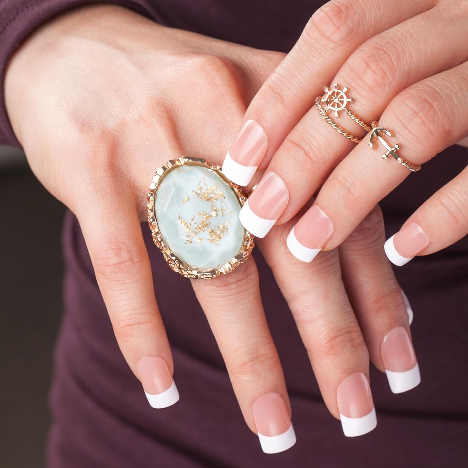 Kiss Products Salon Acrylic French Nail, Sugar Rush KSA02 image number 1