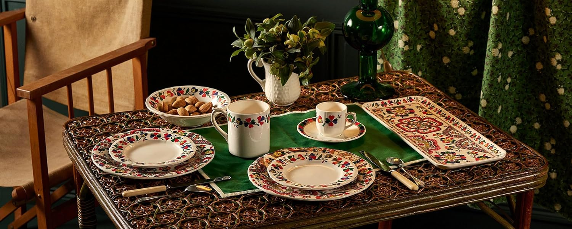 GIEN Chance Folle 18642PTH Tea Cup & Saucer, 6.9 Fl Oz (175 Ml), H 2.9 X W 5.7 Inches (7.4 X 14.5 Cm), 11.8 Oz (320 G) image number 5