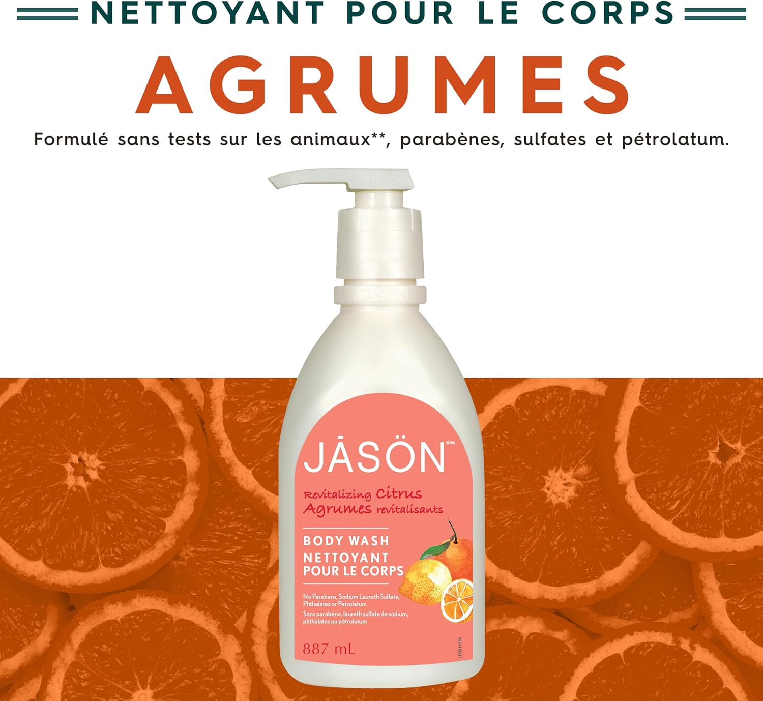 Jason Body Wash Citrus by JASONS NATURAL image number 3
