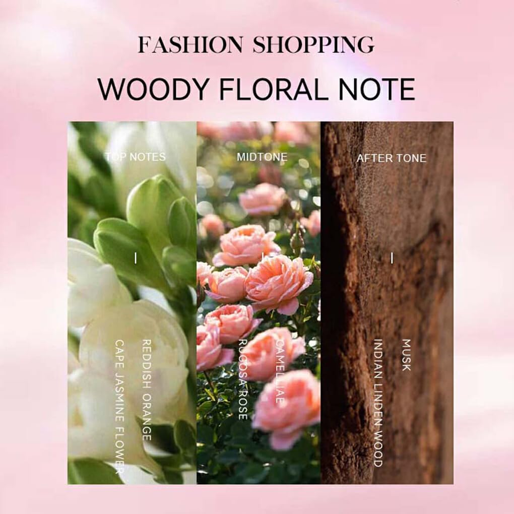 WUISOLQP Fashionable Shopping Perfume Sweet Gardenia and Lemon Aroma Bloom of Love Texture Details Is Rich Commitment High-End image number 4