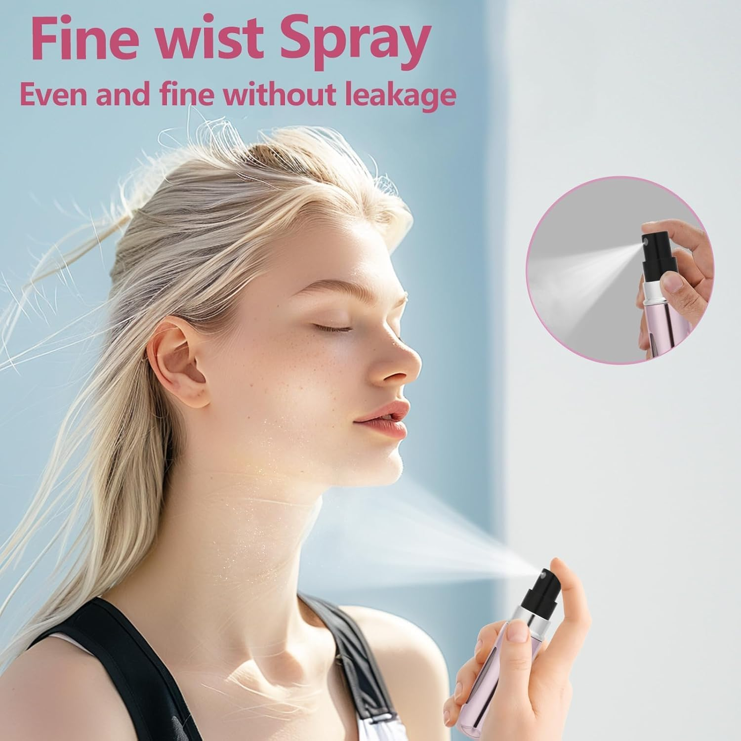 Mini Perfume Atomizer Bottles,8Pcs 5Ml Travel Perfume Mini Spray Bottle Empty Perfume Spray Bottle,Portable Atomizer Bottle Refillable Perfume Spray image number 1